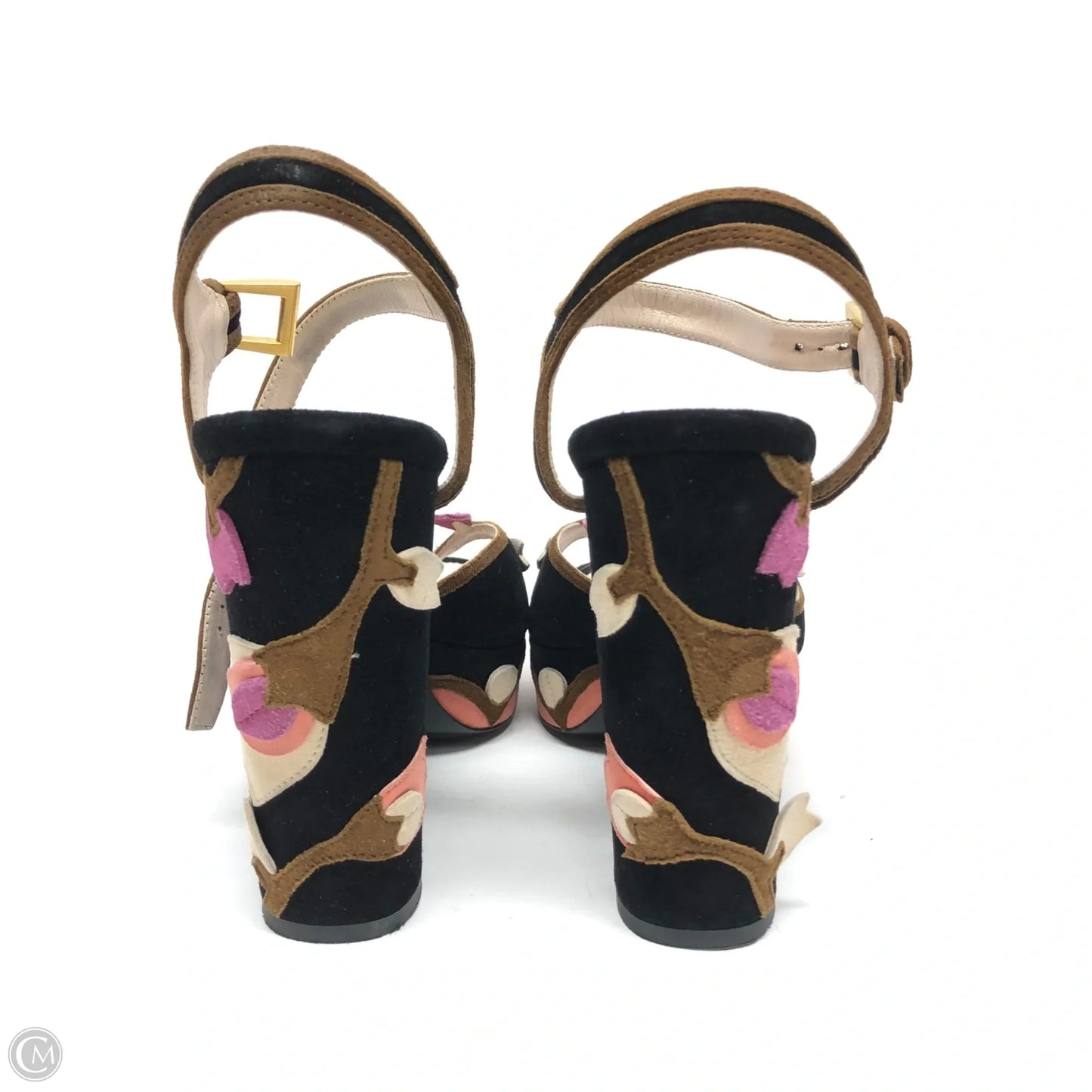 Sandals Luxury Designer By Prada In Multi-colored, Size: 7