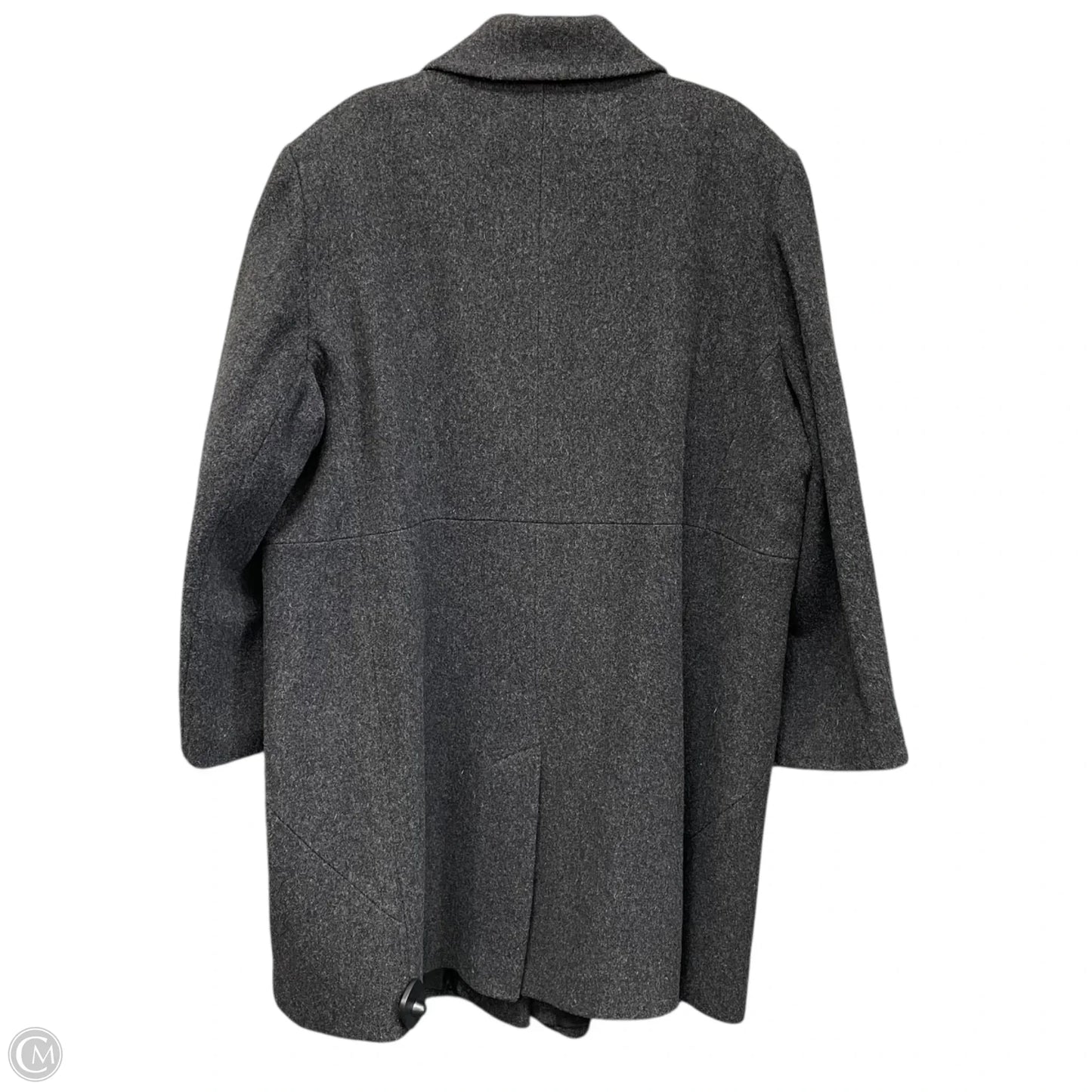 Coat Peacoat By Preston And New York In Grey, Size: 22