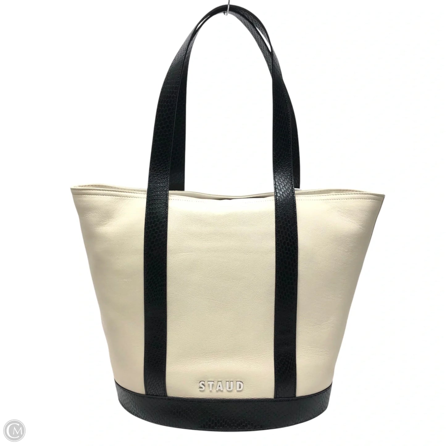 Tote Leather By Staud, Size: Large