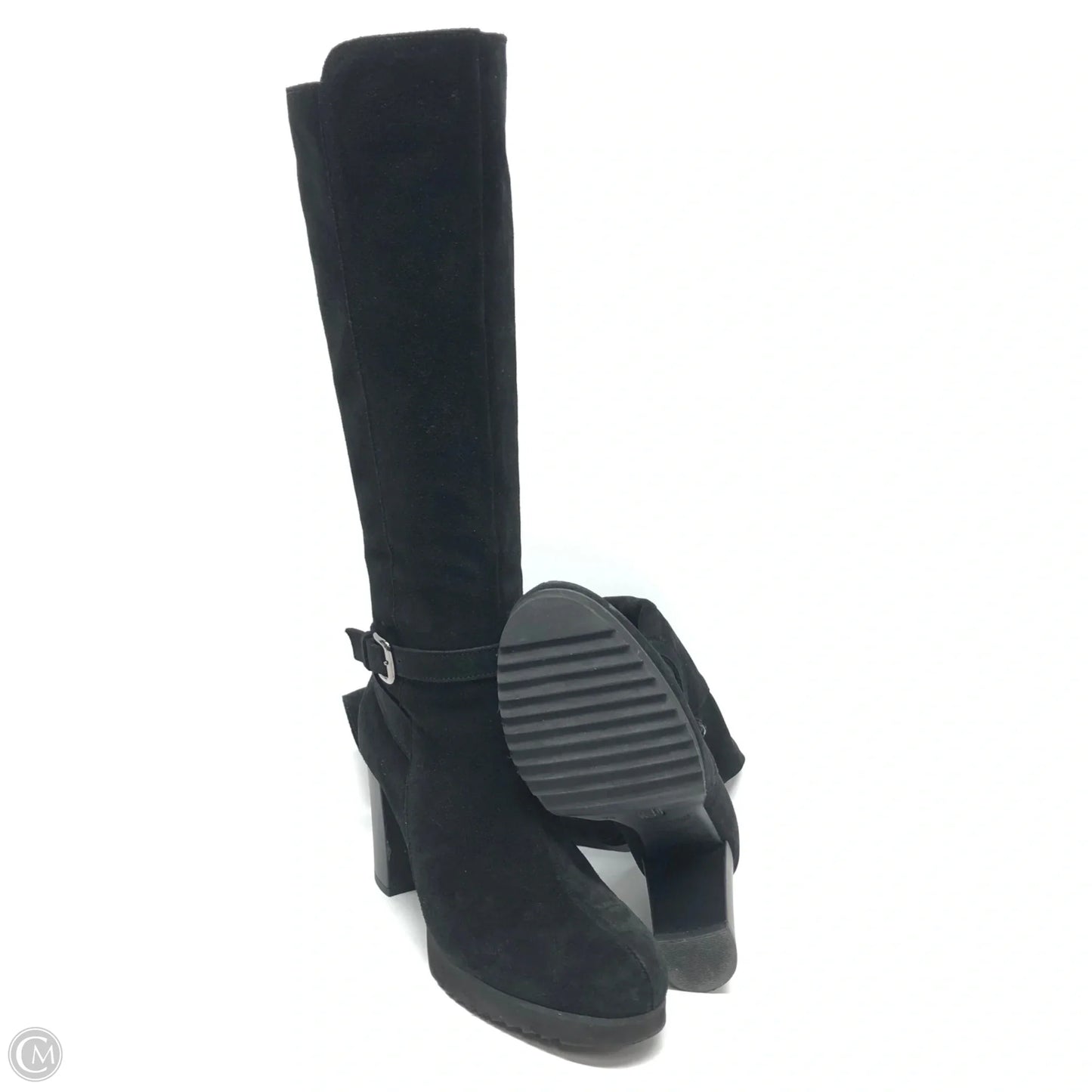 Boots Knee Heels By La Canadienne In Black, Size: 7.5