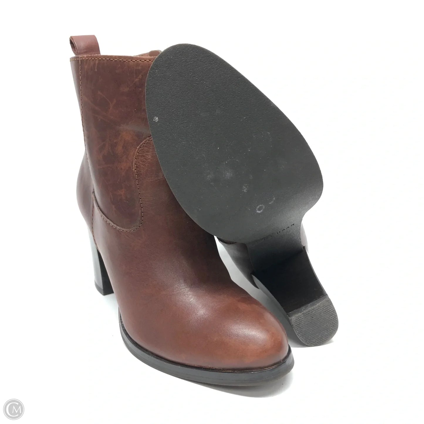Boots Ankle Heels By Cole-haan In Brown, Size: 6