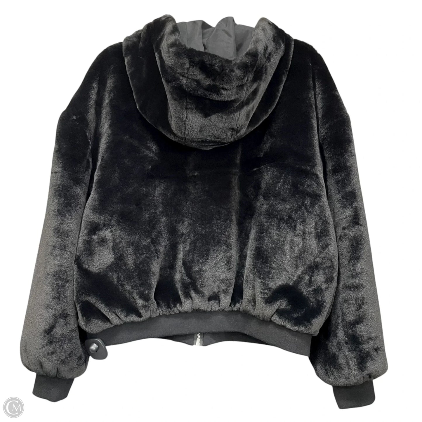 Jacket Faux Fur & Sherpa By New York And Co In Black, Size: Xl