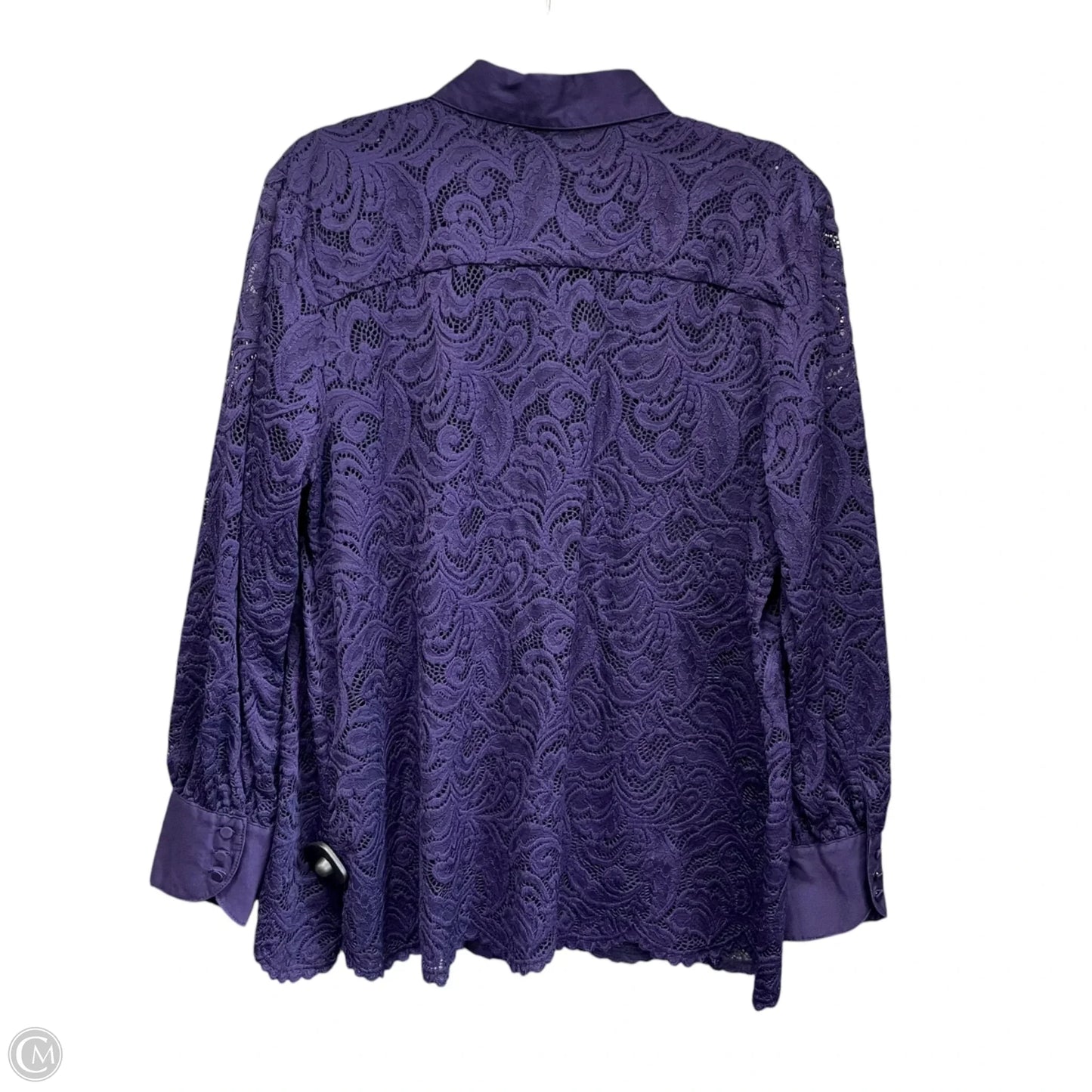 Top Long Sleeve By Chicos In Purple, Size: 12