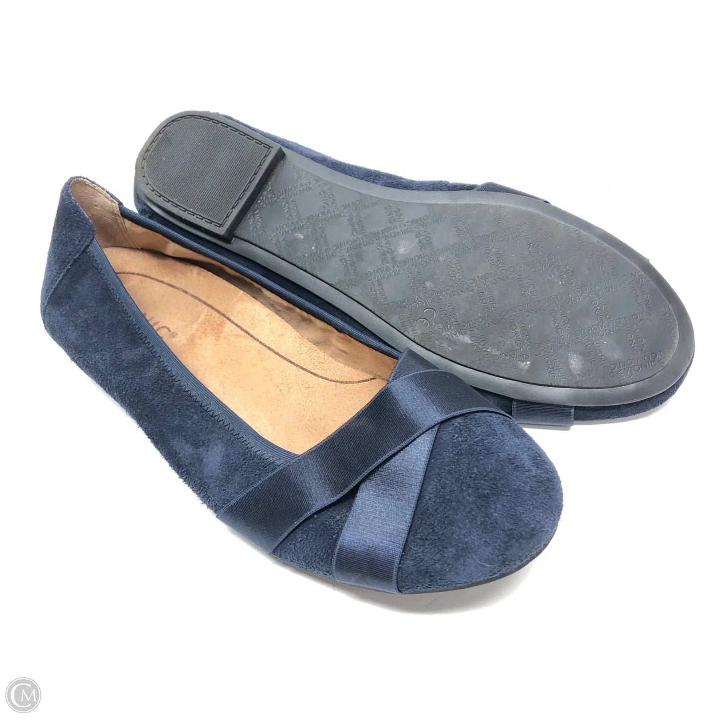 Shoes Flats By Vionic In Navy, Size: 10