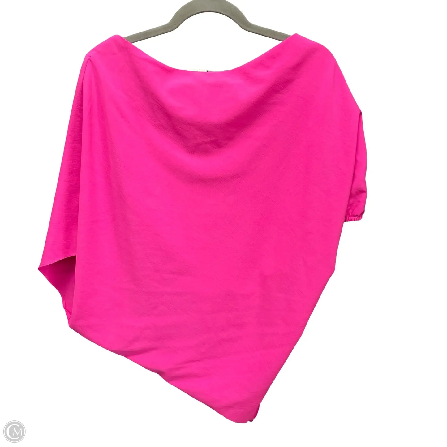 Blouse Short Sleeve By Main Strip In Pink, Size: S