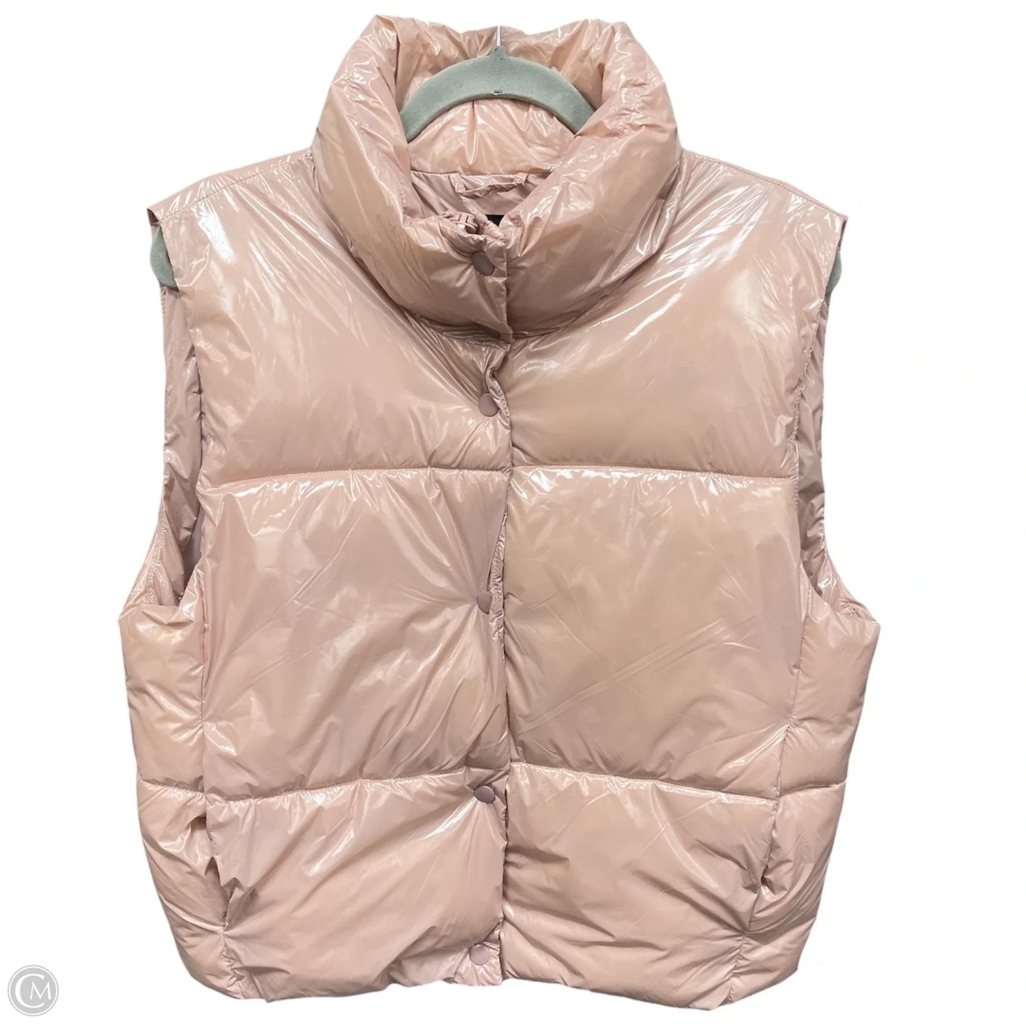 Vest Puffer & Quilted By Clothes Mentor In Pink, Size: M