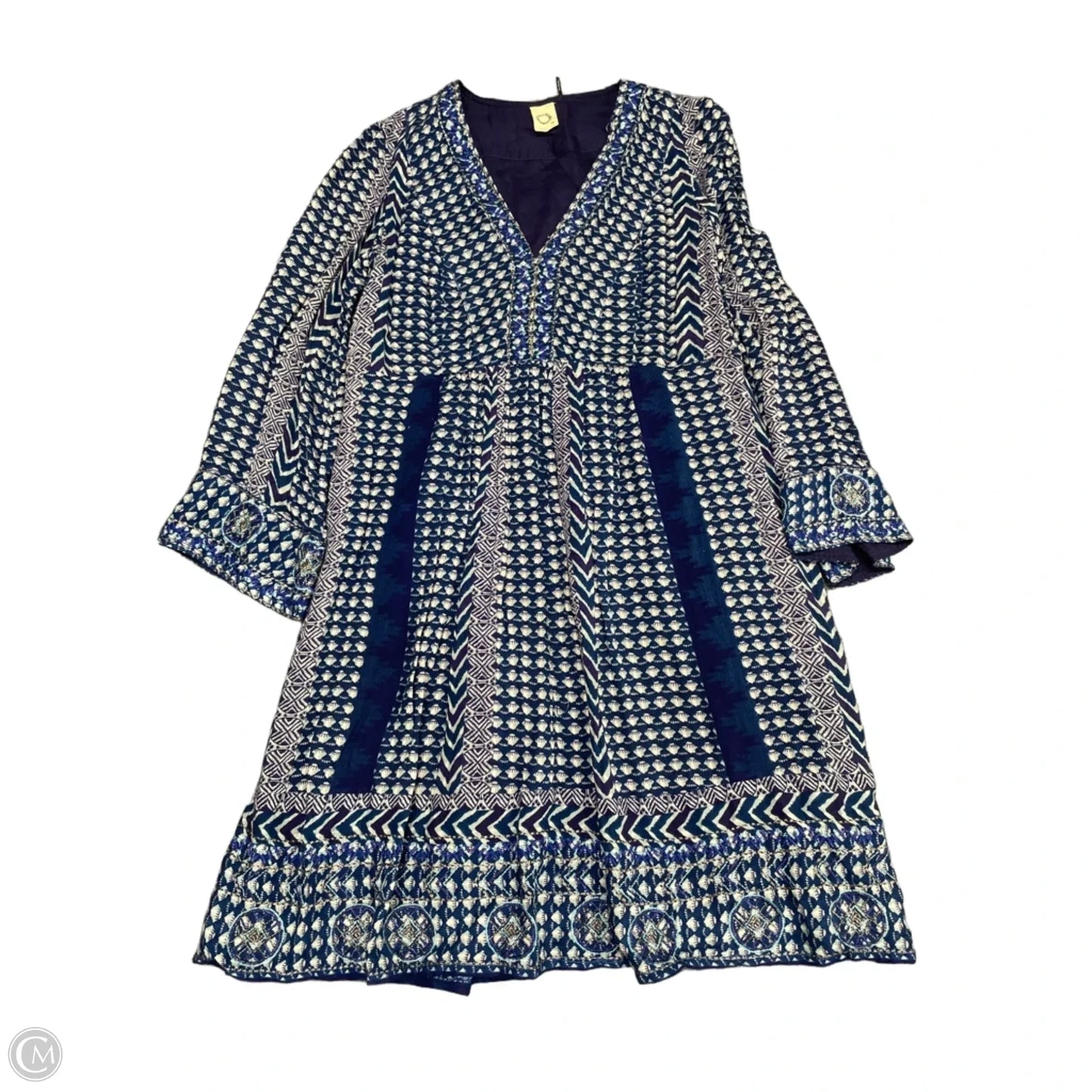 Dress Casual Short By Akemi And Kin In Blue & White, Size: Xs