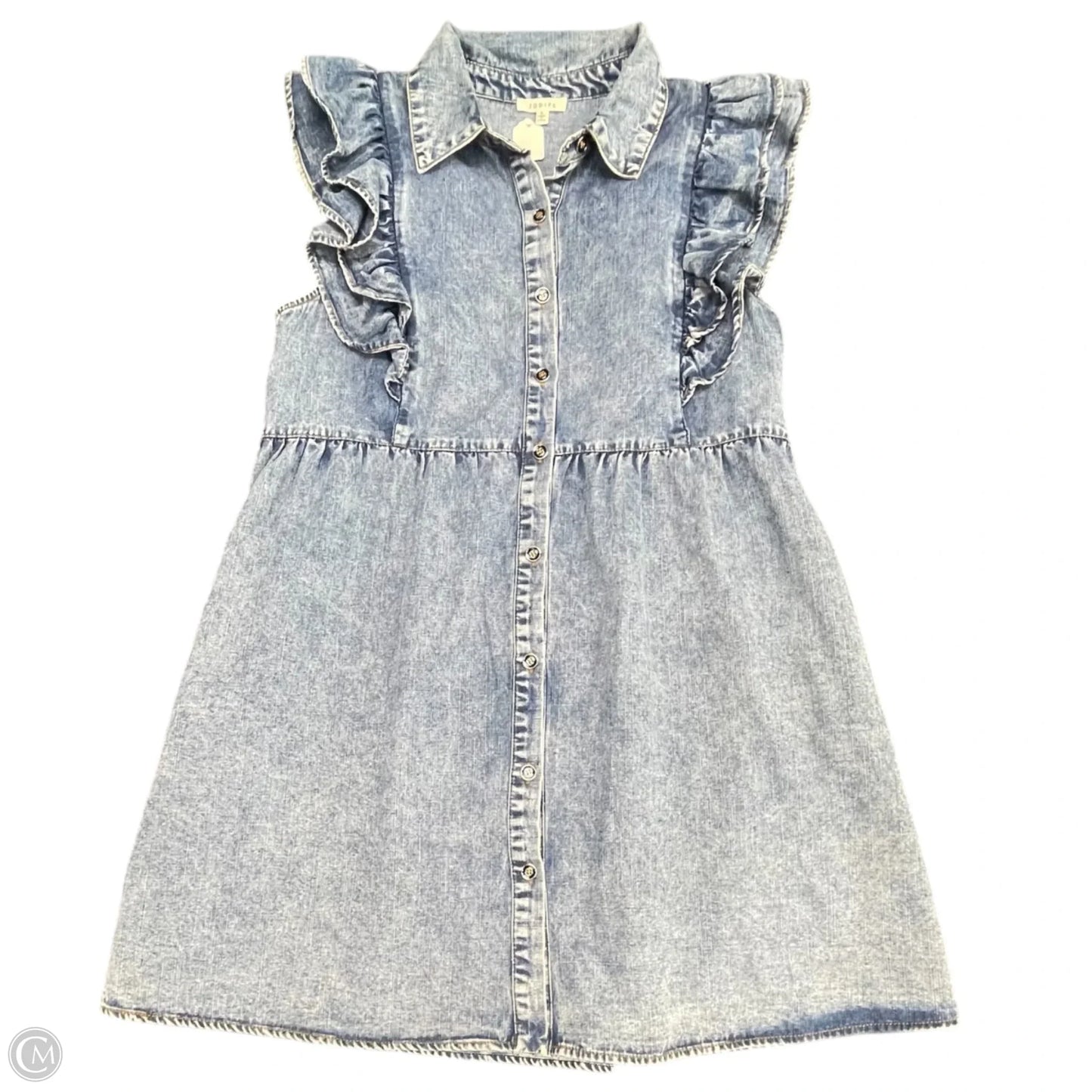Dress Casual Short By Jodifl In Blue Denim, Size: S