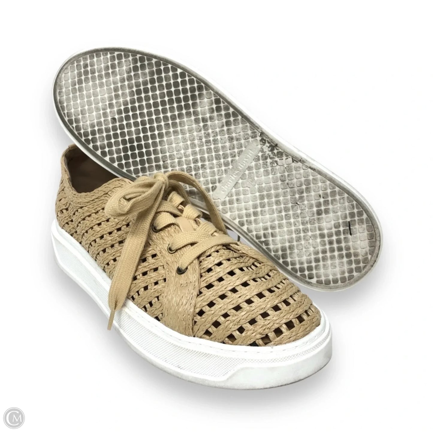 Shoes Sneakers By Charles David In Beige, Size: 10
