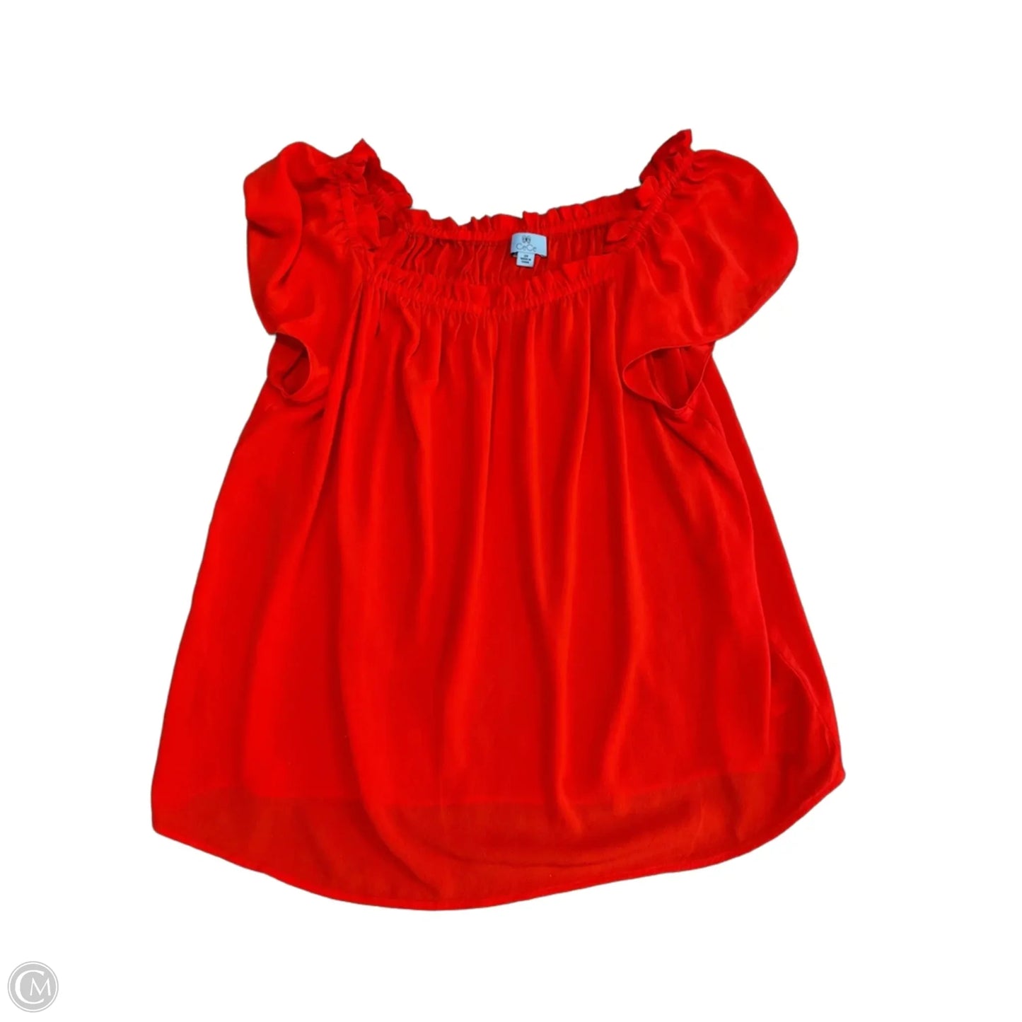 Blouse Sleeveless By Cece In Red, Size: 2x