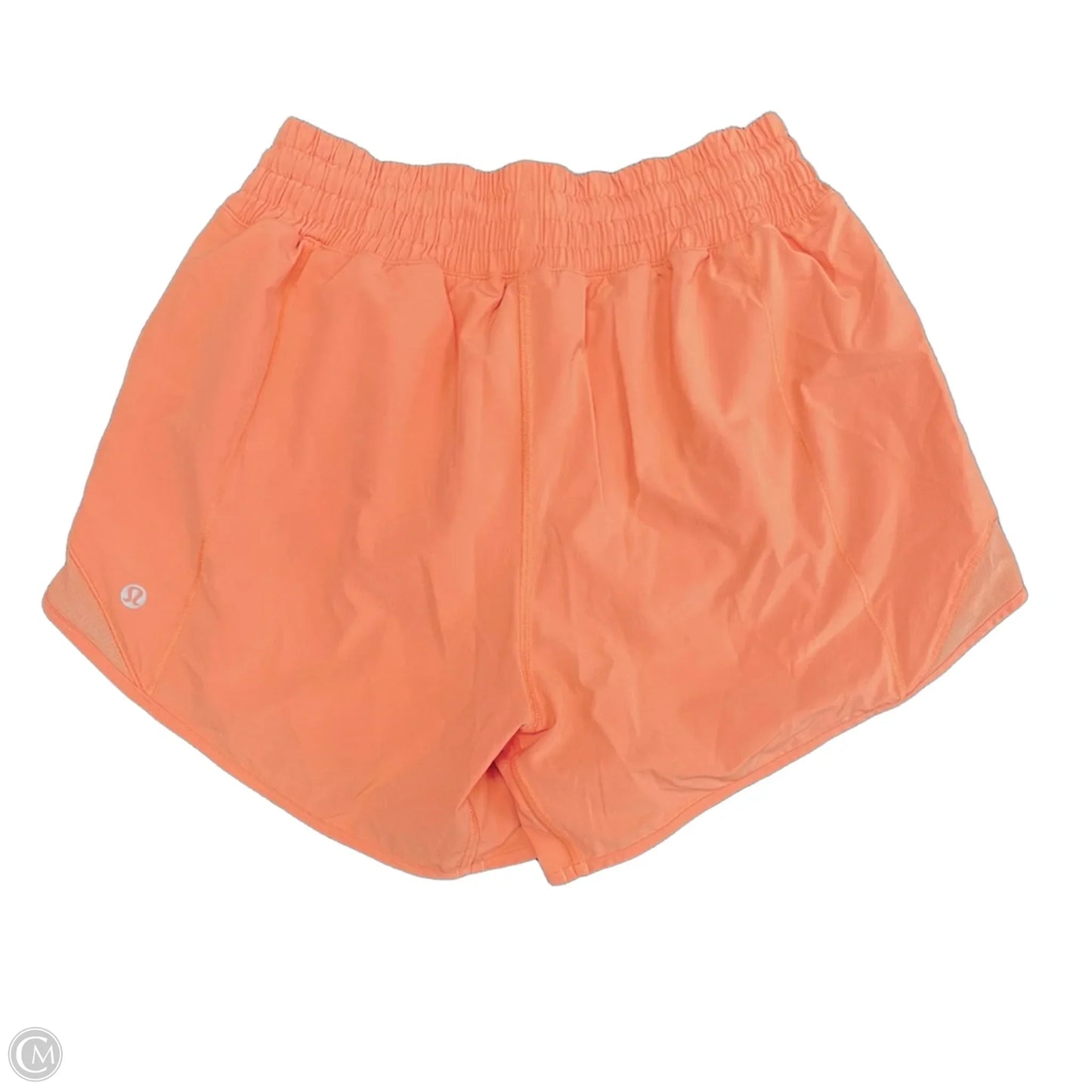 Athletic Shorts By Lululemon In Orange, Size: 6