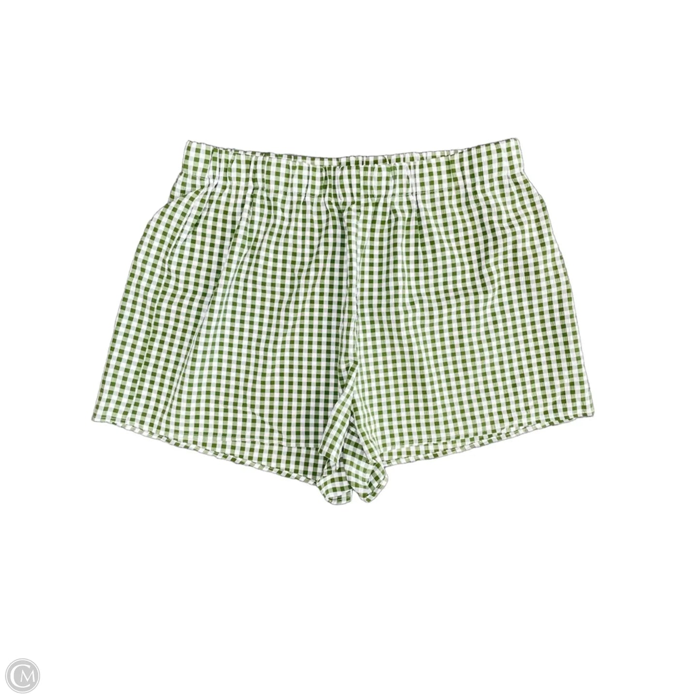 Shorts By Shein In Green & White, Size: 2x