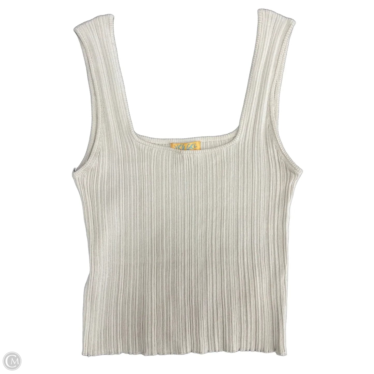 Tank Top By Clothes Mentor In Beige, Size: L