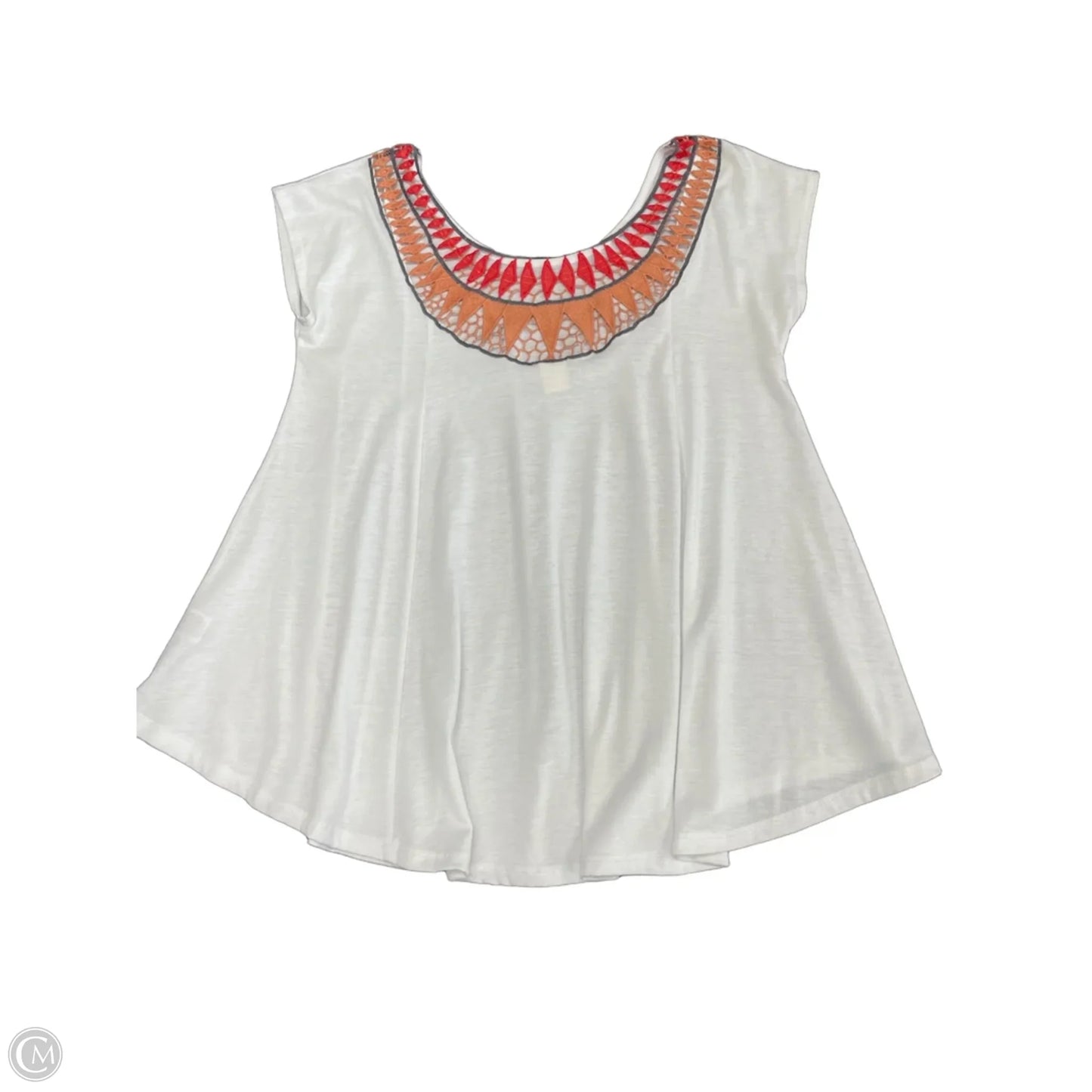 Top Short Sleeve By Clothes Mentor In White, Size: Xs