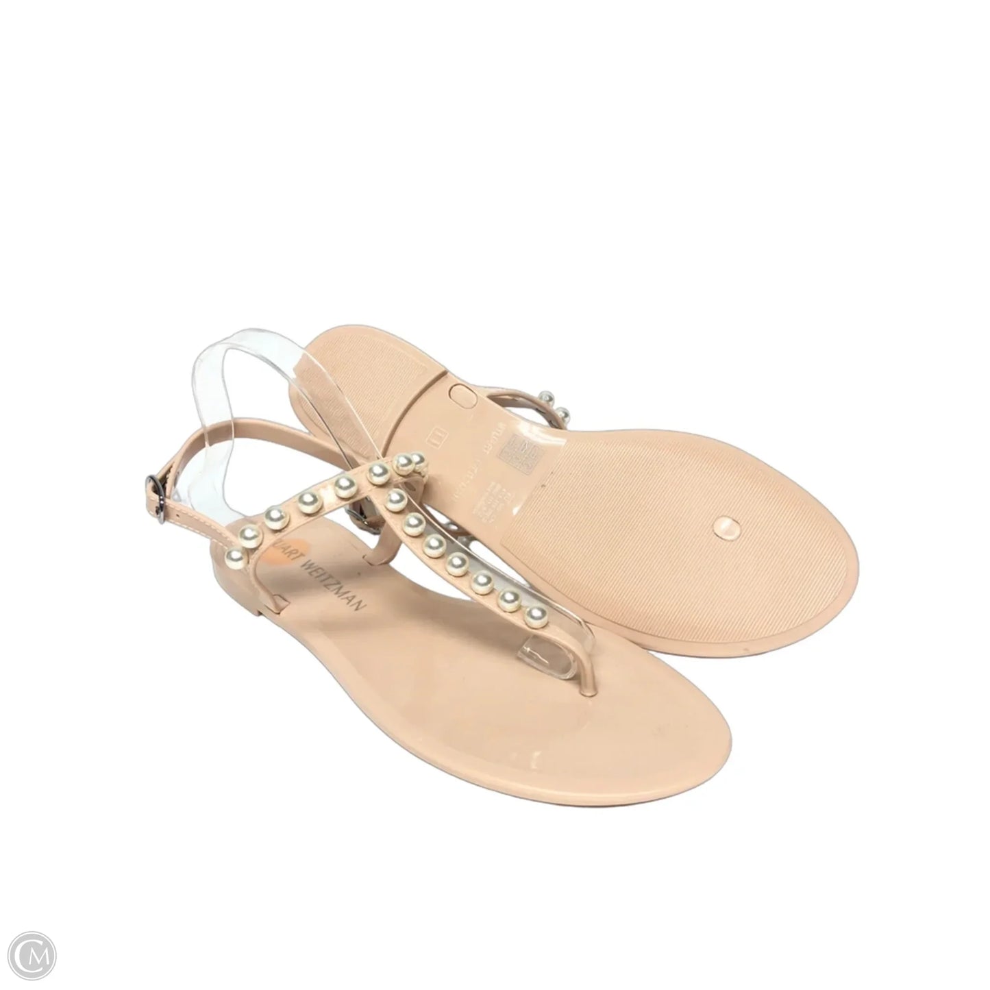 Sandals Designer By Stuart Weitzman In Tan, Size: 11