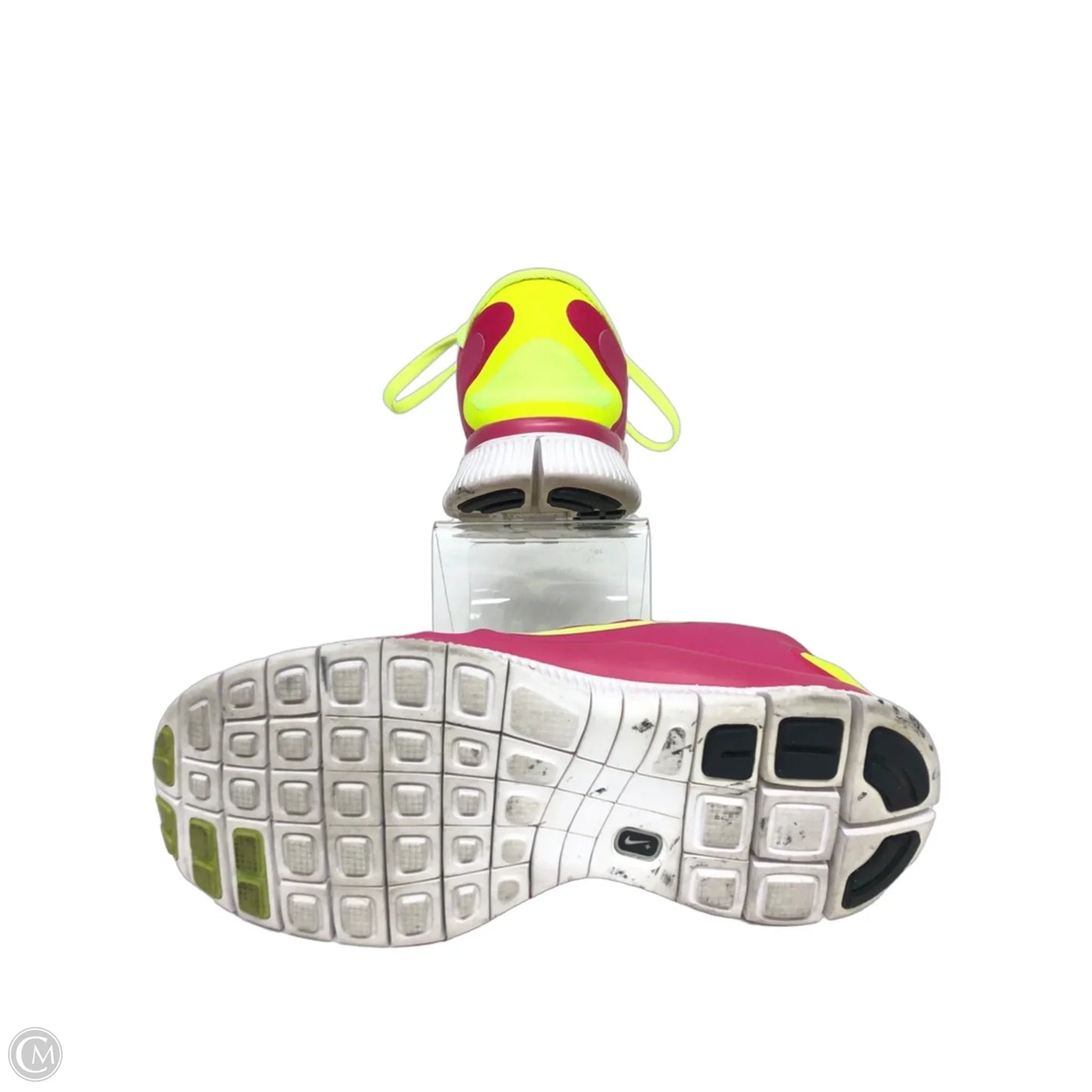 Shoes Athletic By Nike In Pink & Yellow, Size: 6