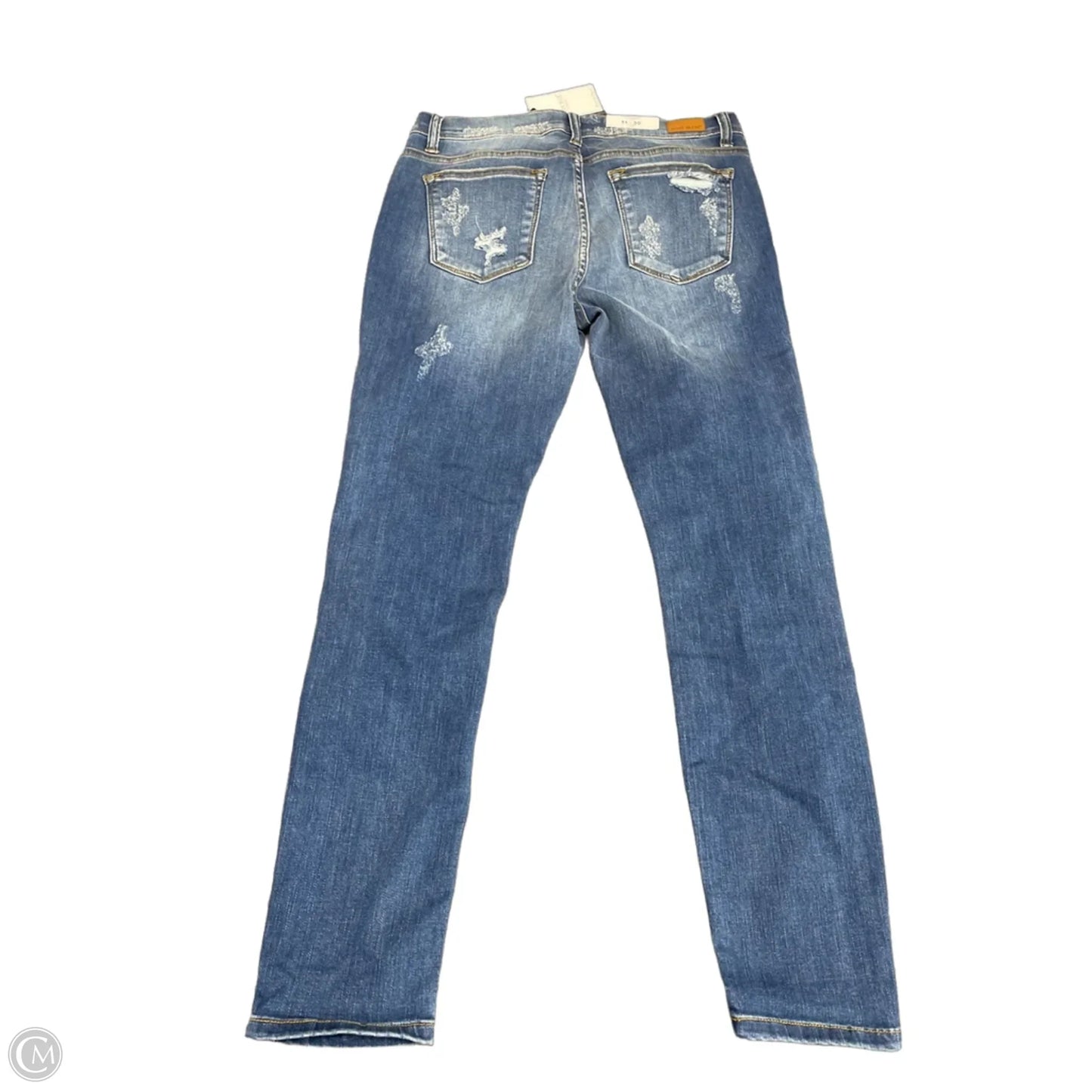 Jeans Skinny By Judy Blue In Blue Denim, Size: 10