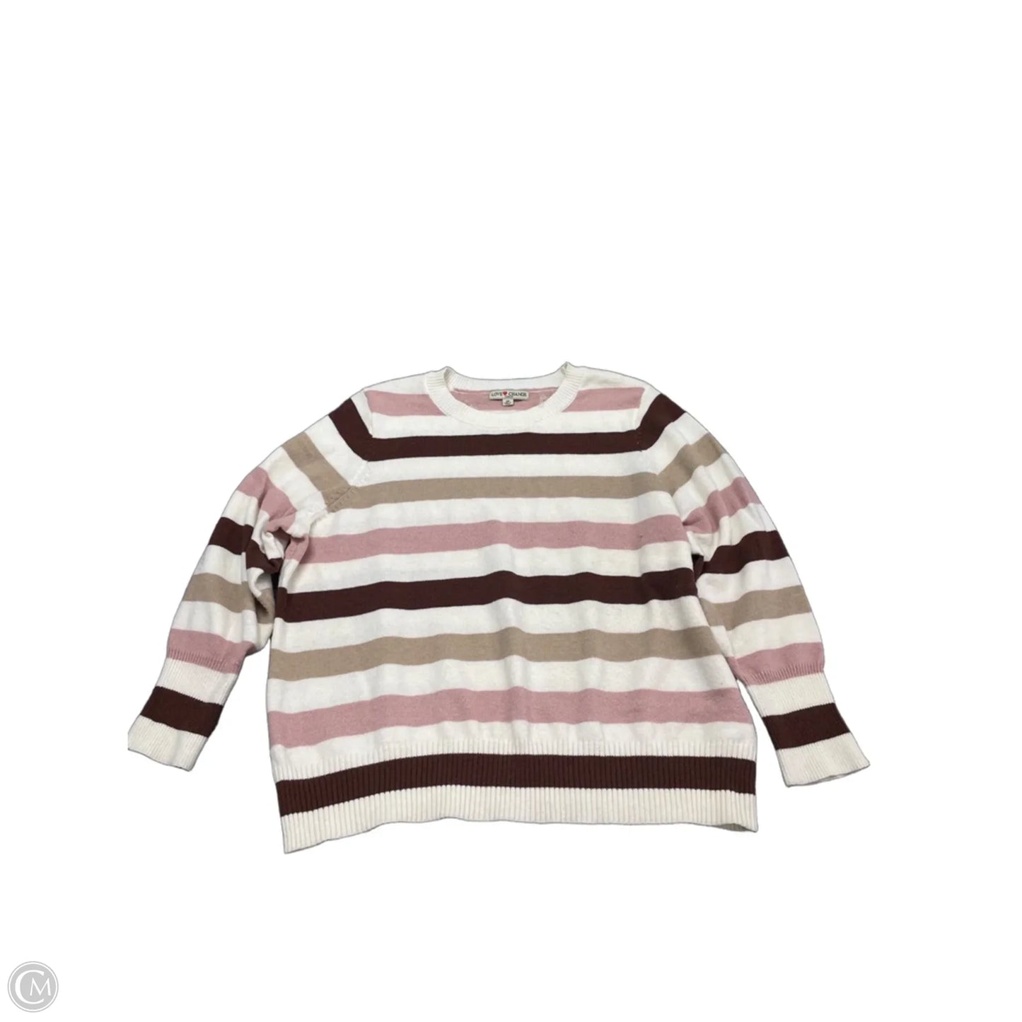 Sweater By Cme In Striped Pattern, Size: 2x
