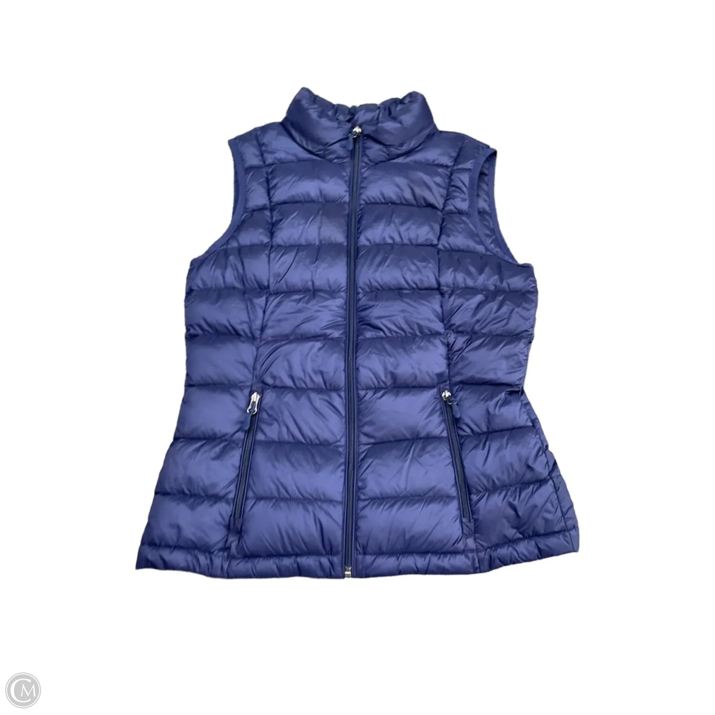 Vest Puffer & Quilted By Charter Club In Blue, Size: S