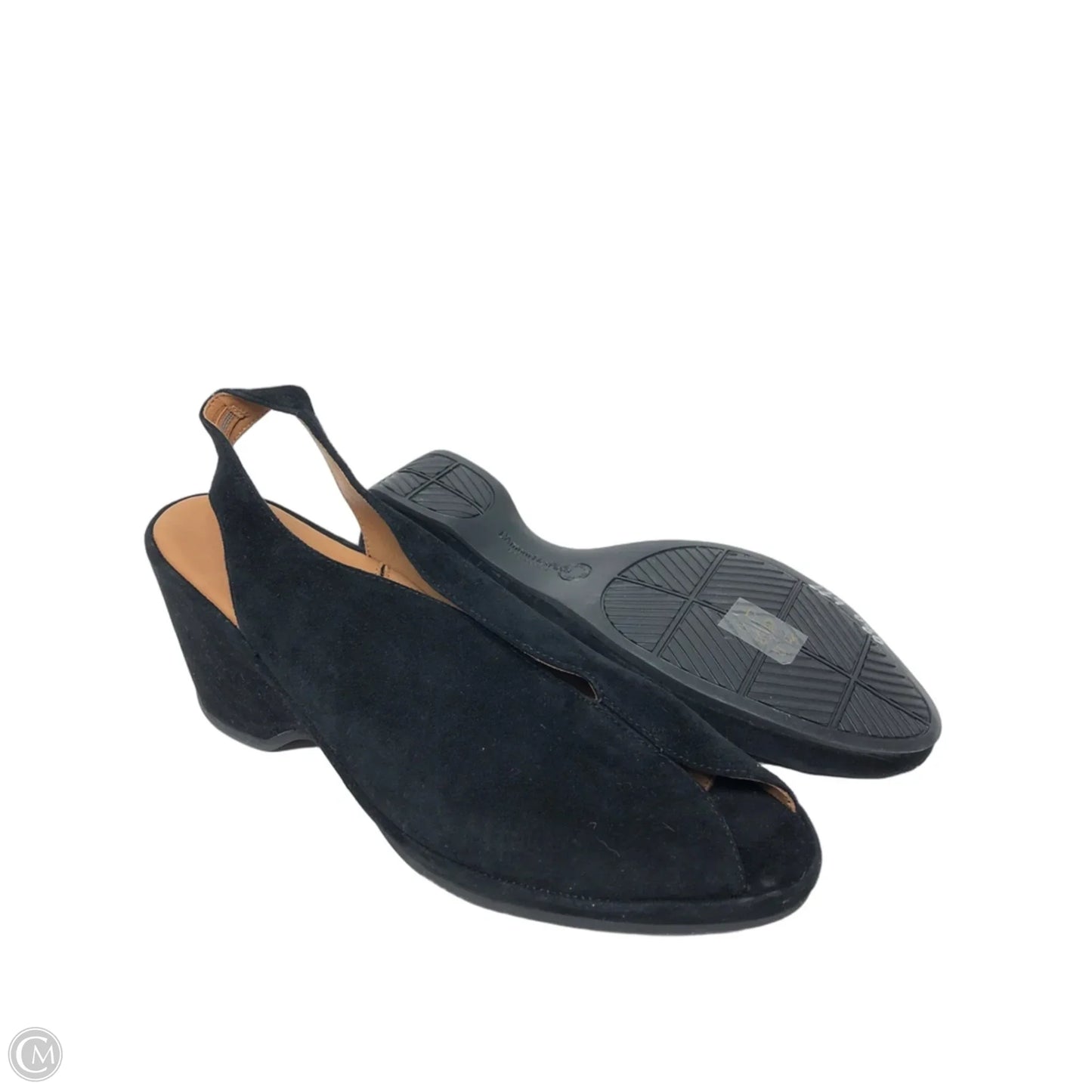 Shoes Heels Wedge By Cmc In Black, Size: 11