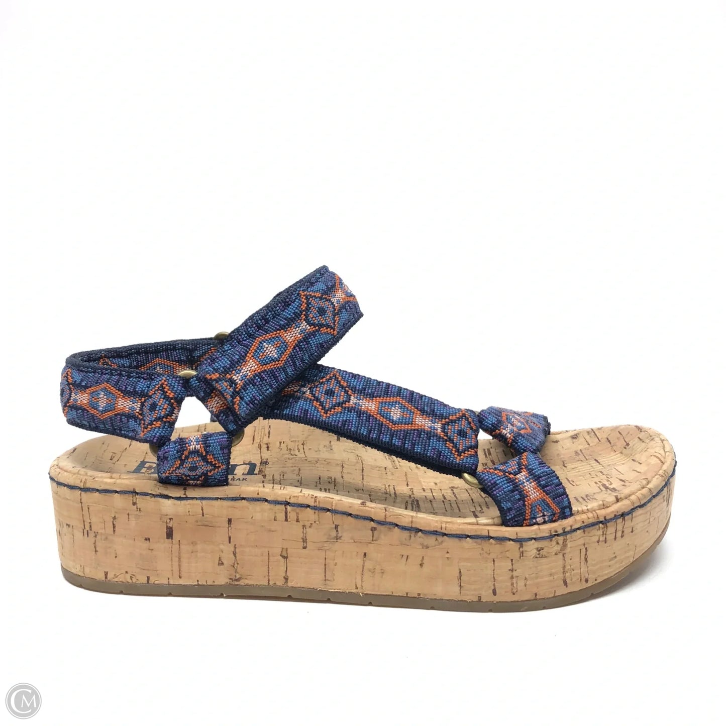 Sandals Flats By Born In Multi-colored, Size: 6.5