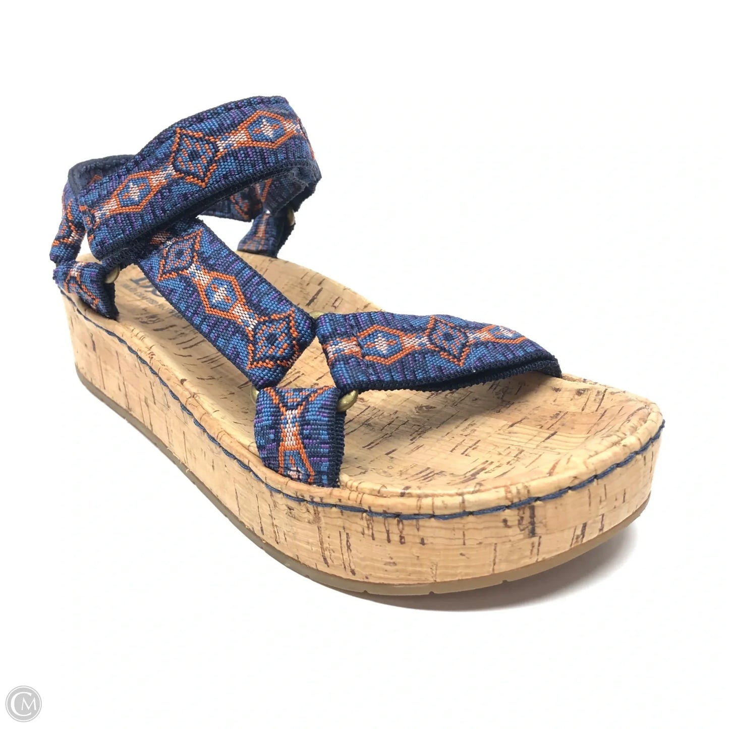 Sandals Flats By Born In Multi-colored, Size: 6.5