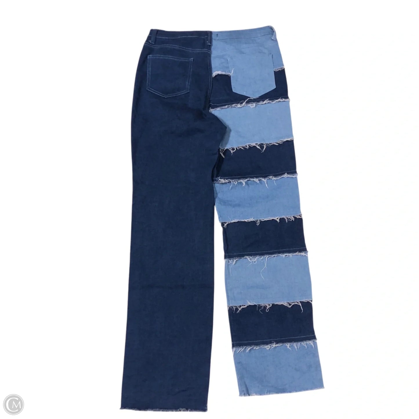 Jeans Straight By Fashion Nova In Blue Denim, Size: 10