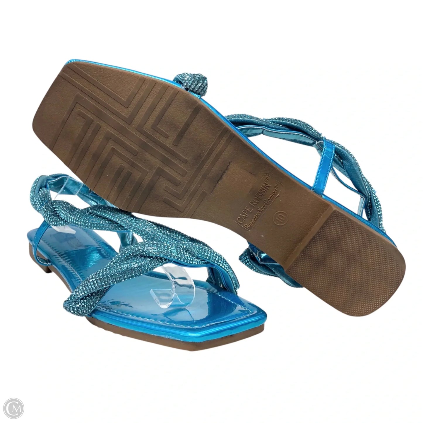 Sandals Flats By Cape Robbin In Blue, Size: 10