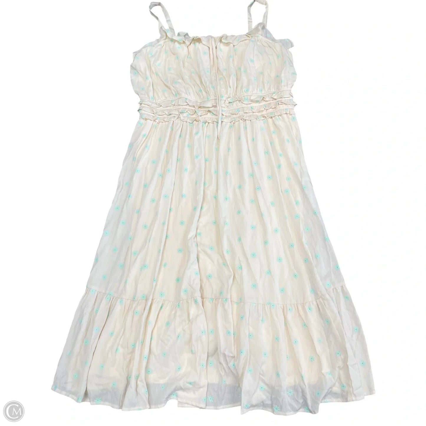 Dress Casual Midi By Torrid In Cream, Size: 2x