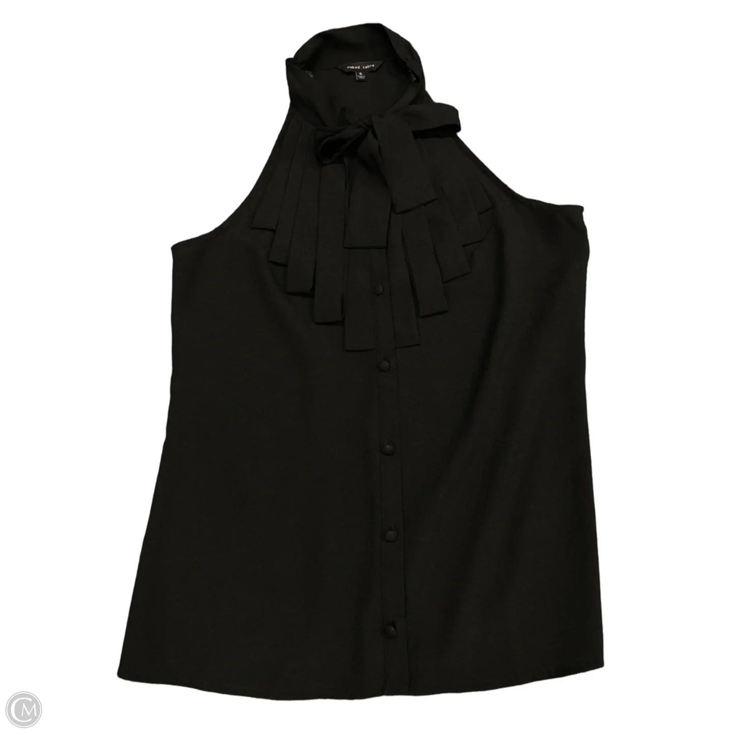 Top Sleeveless By Naked Zebra In Black, Size: S