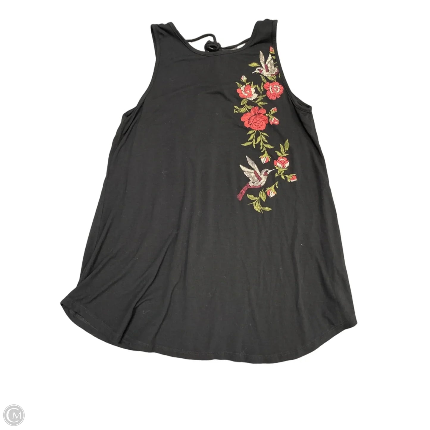 Top Sleeveless By Madeline In Black, Size: L