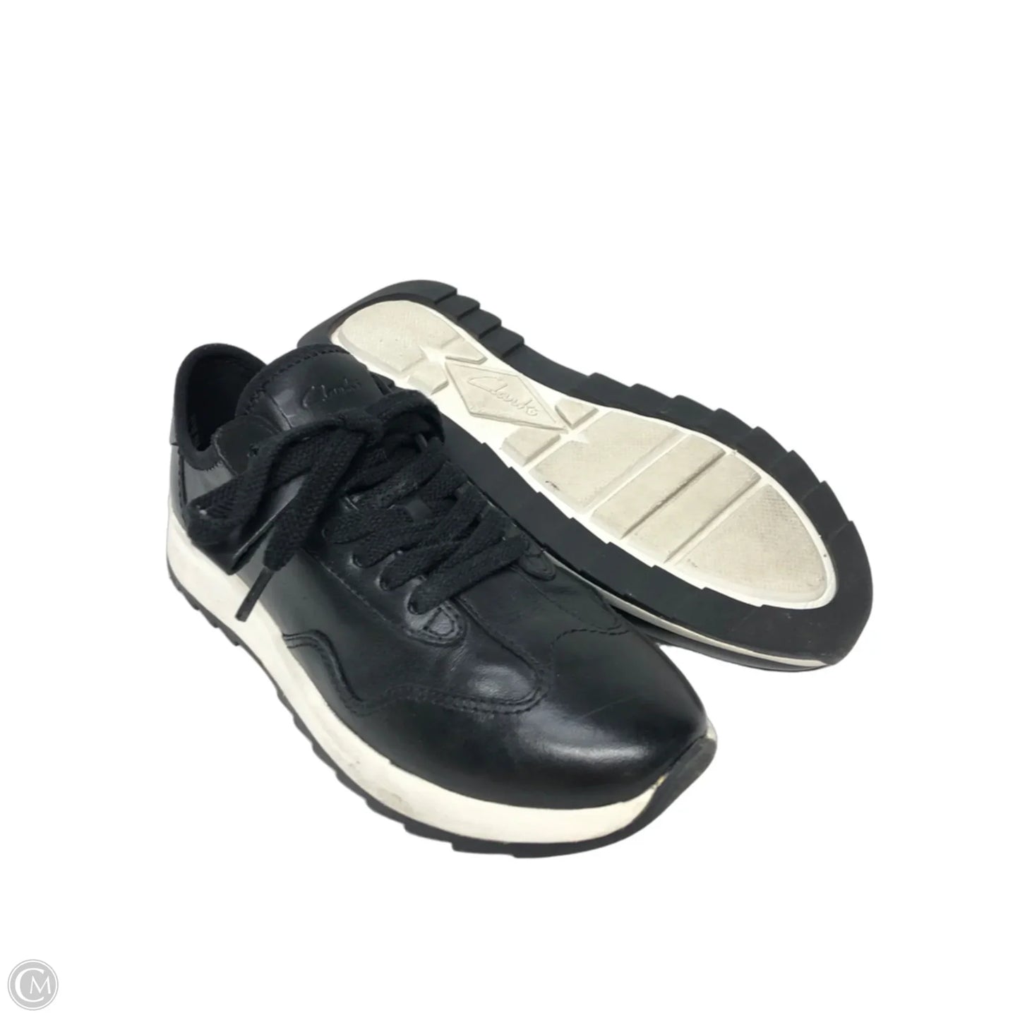 Shoes Sneakers By Clarks In Black, Size: 7.5