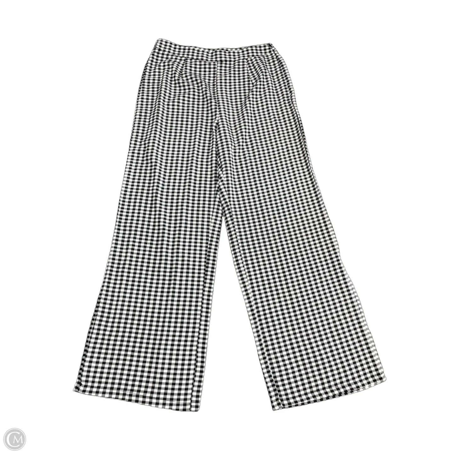 Pants Set 2pc By Shein In Black & White, Size: L