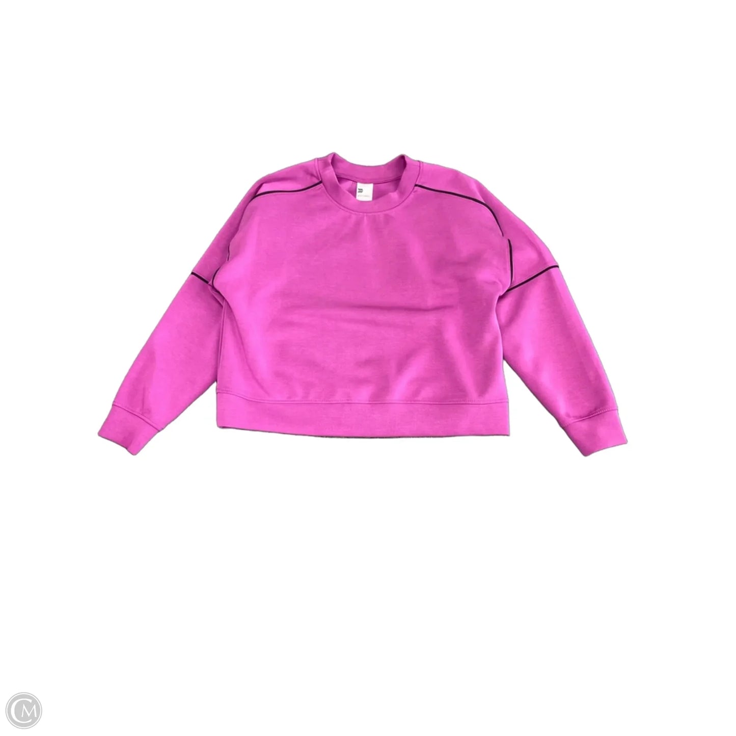 Athletic Top Long Sleeve Crewneck By All In Motion In Purple, Size: M
