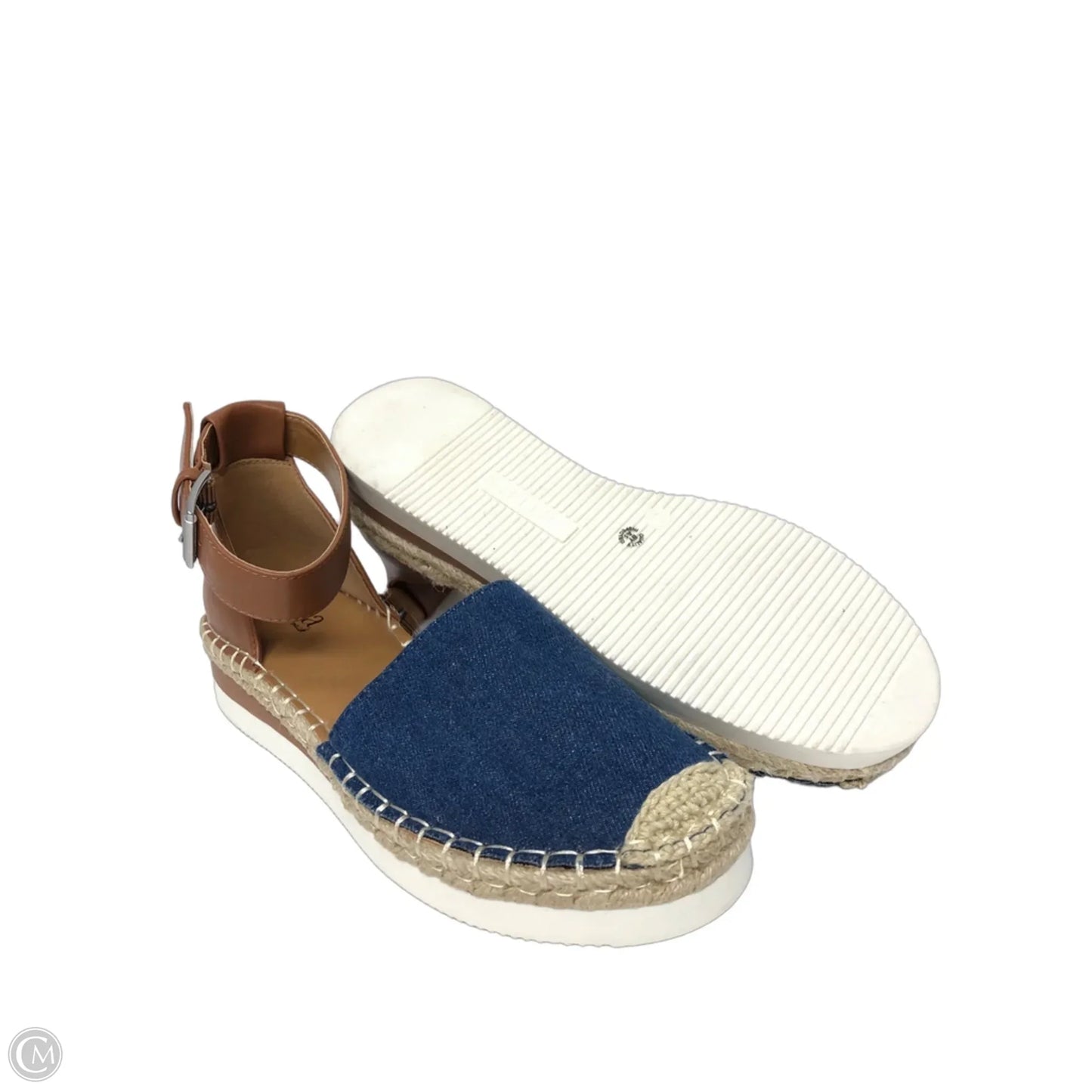 Shoes Flats By Ana In Blue & Brown, Size: 6