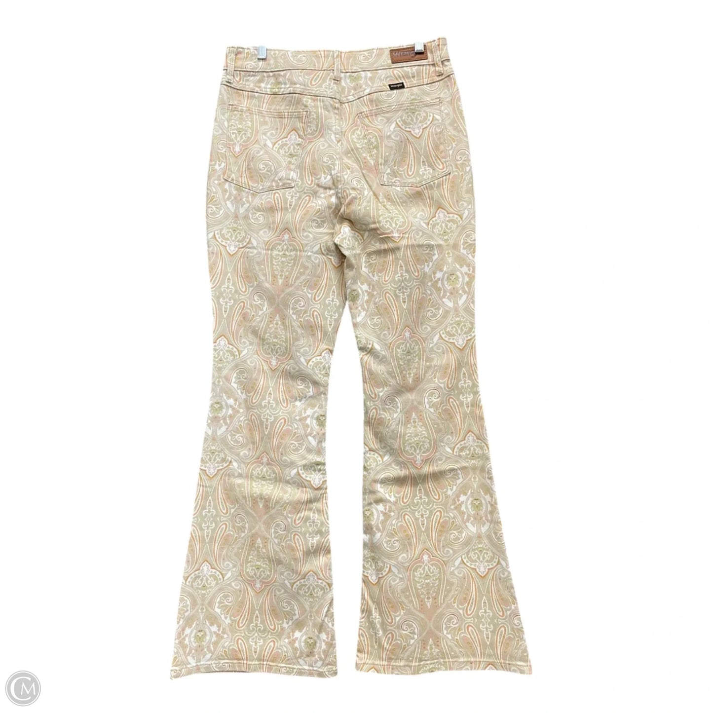 Jeans Flared By Wrangler In Beige, Size: 10