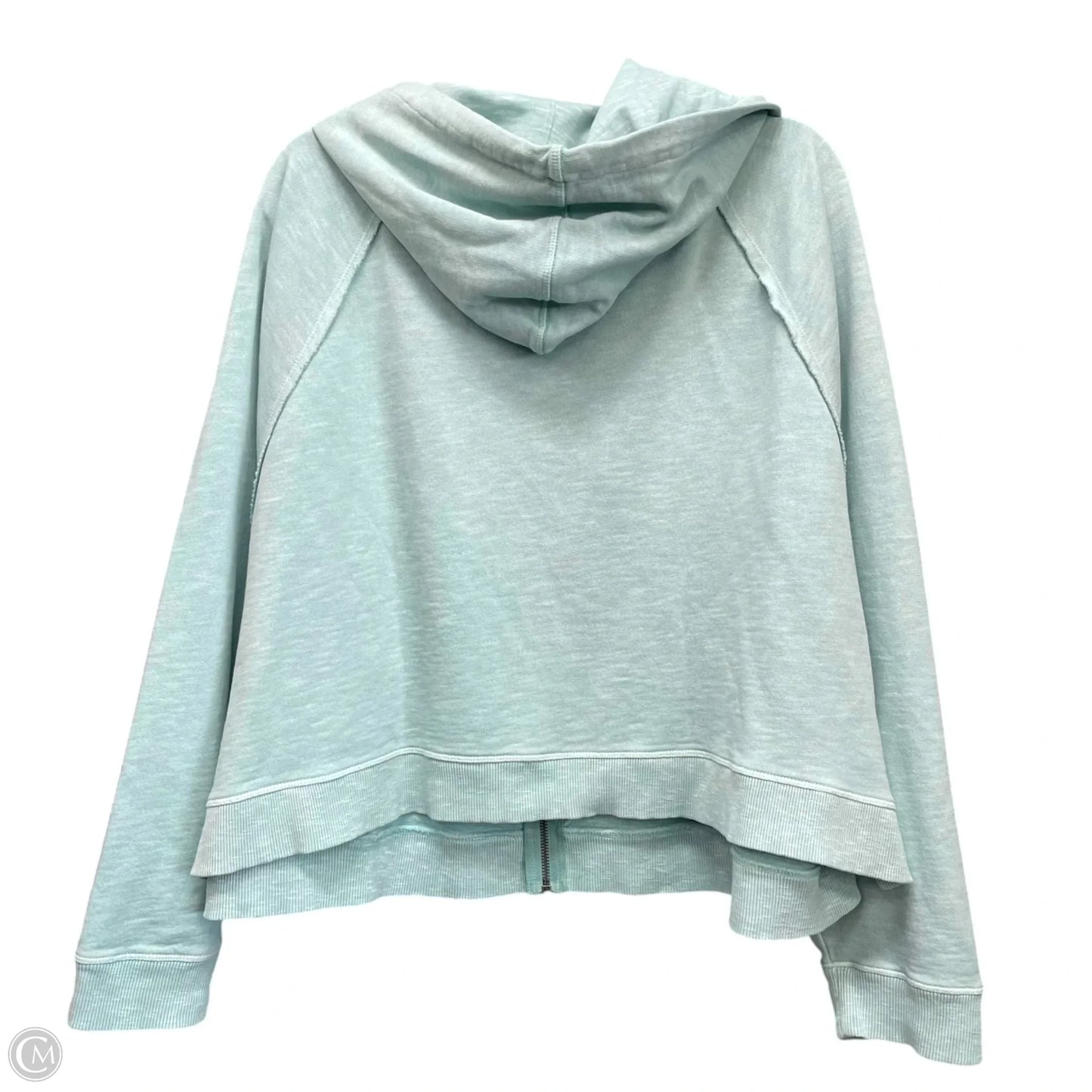 Sweatshirt Hoodie By Lucky Brand In Aqua, Size: Xxl