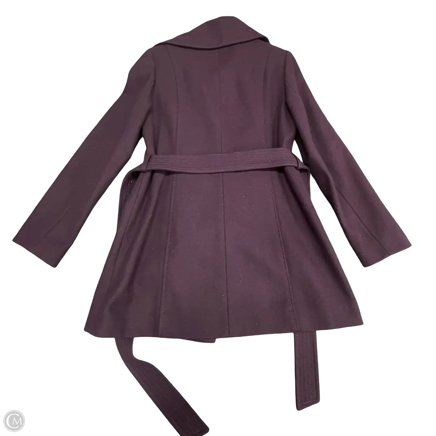 Coat Peacoat By Nine West In Purple, Size: 6