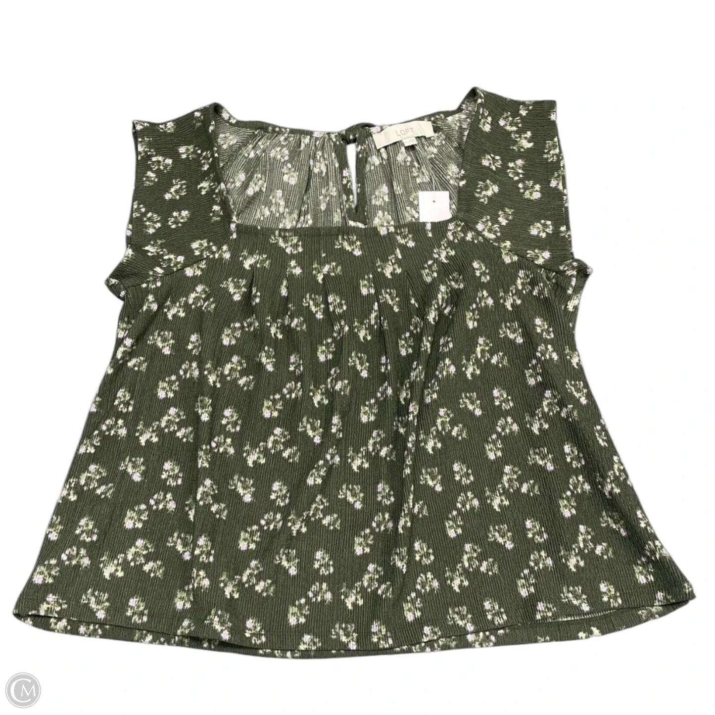 Top Short Sleeve By Loft In Green, Size: S