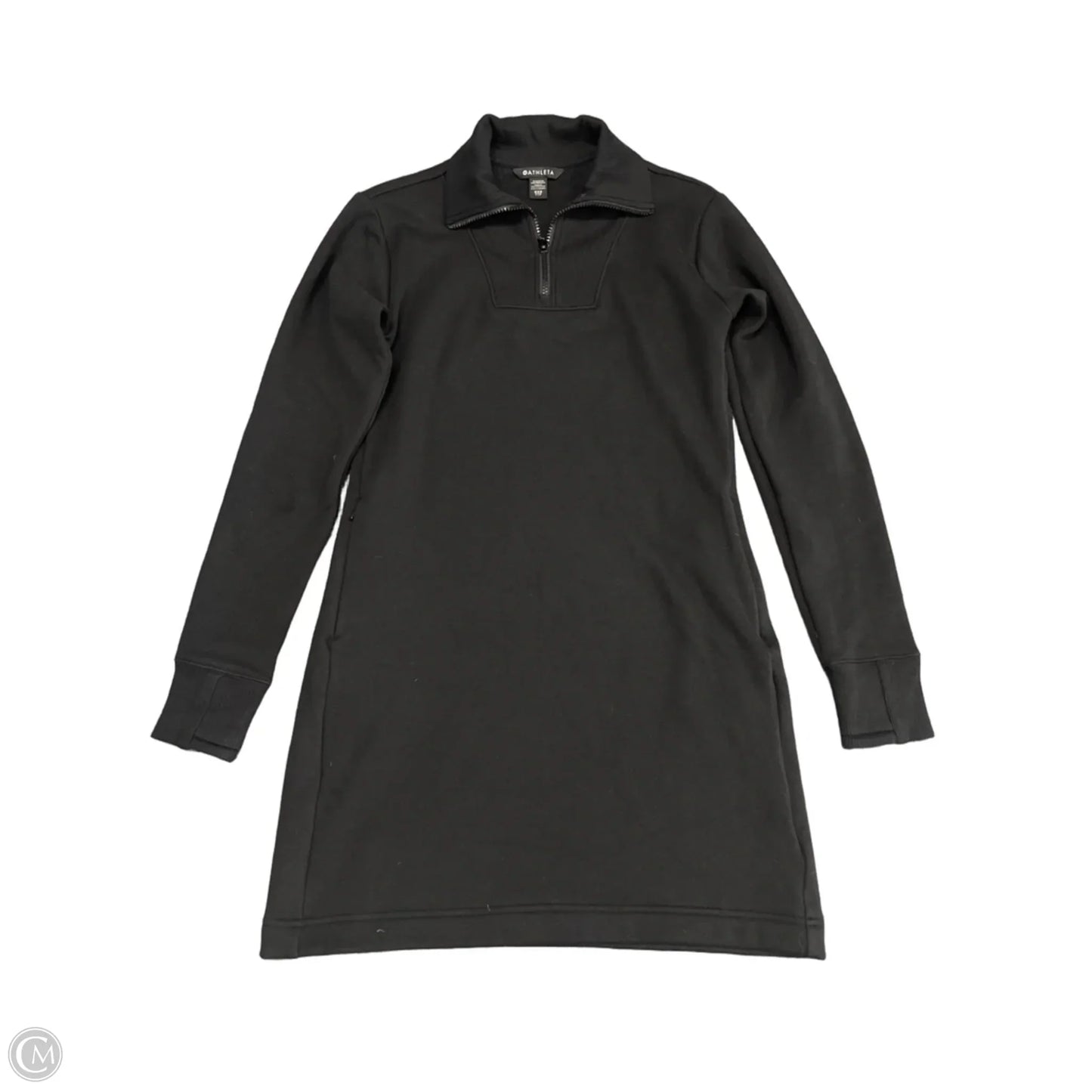 Athletic Dress By Athleta In Black, Size: Xxs