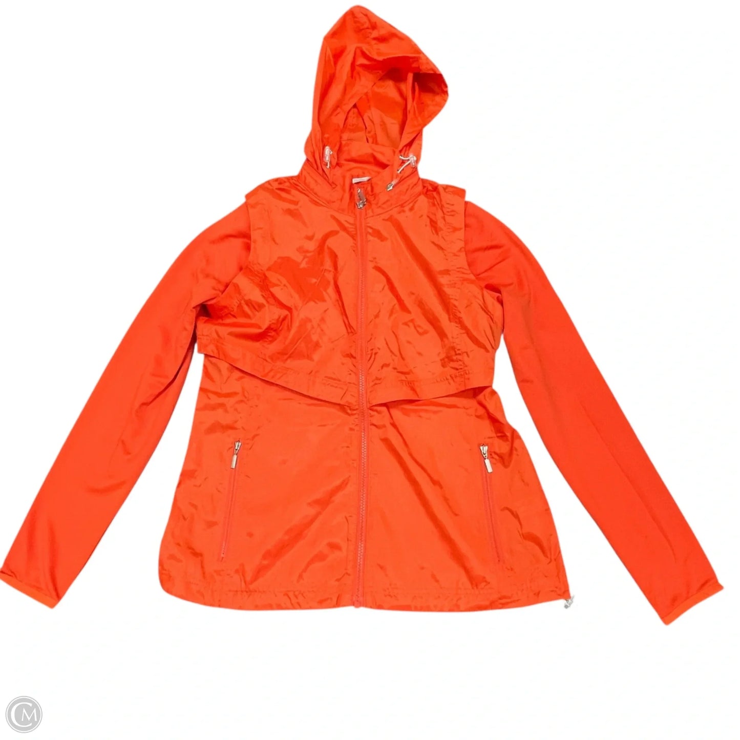 Jacket Windbreaker By Cutter And Buck In Orange, Size: Sp