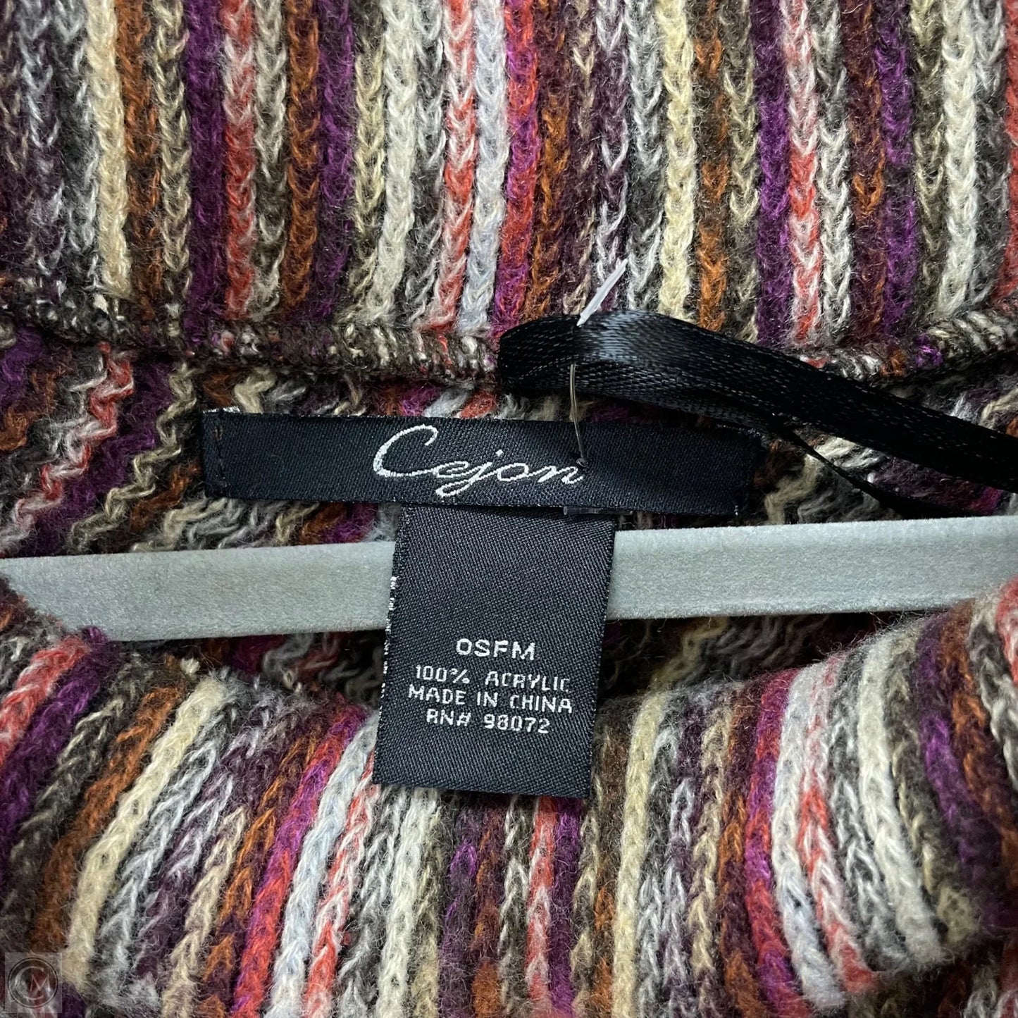 Poncho By Cejon In Multi-colored, Size: Osfm