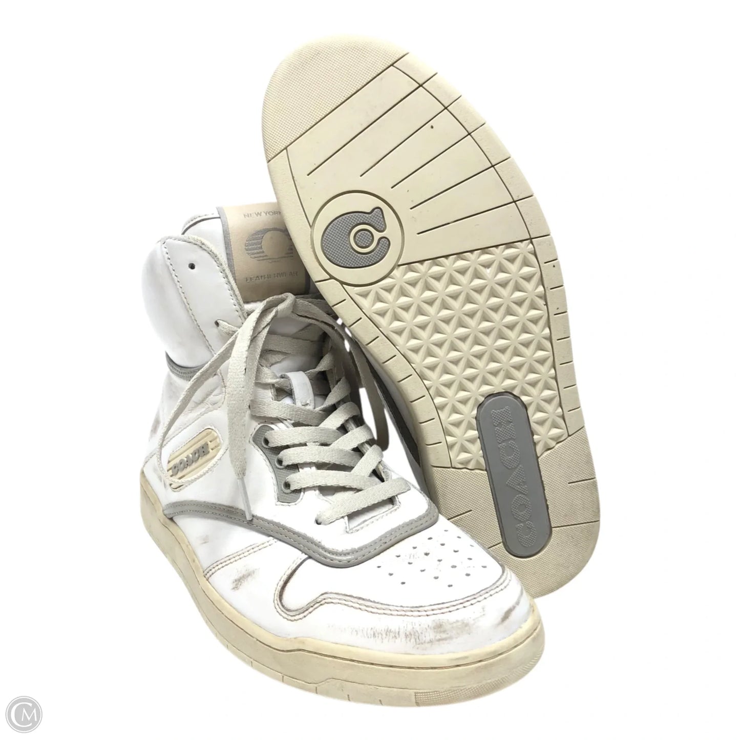 Shoes Designer By Coach In White, Size: 8.5