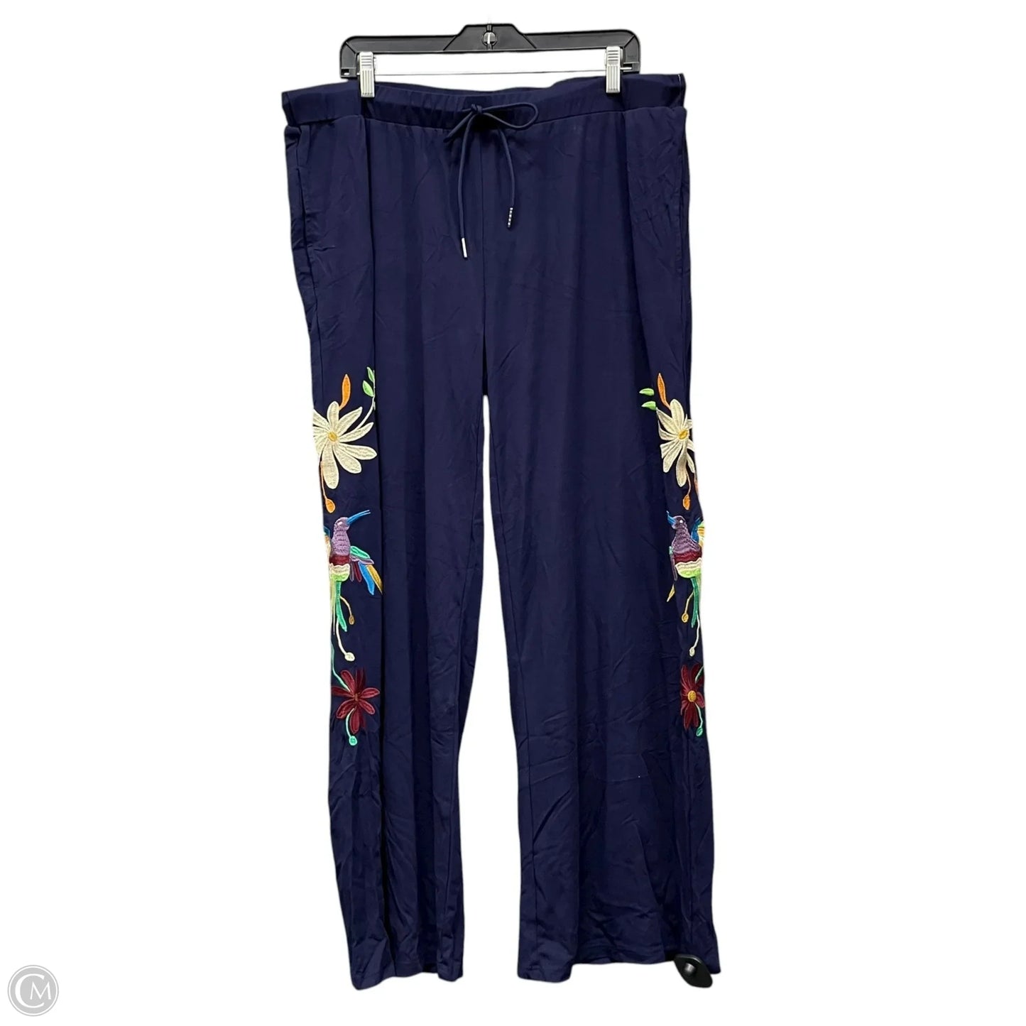 Pants Set 2pc By Clothes Mentor In Navy, Size: Xl