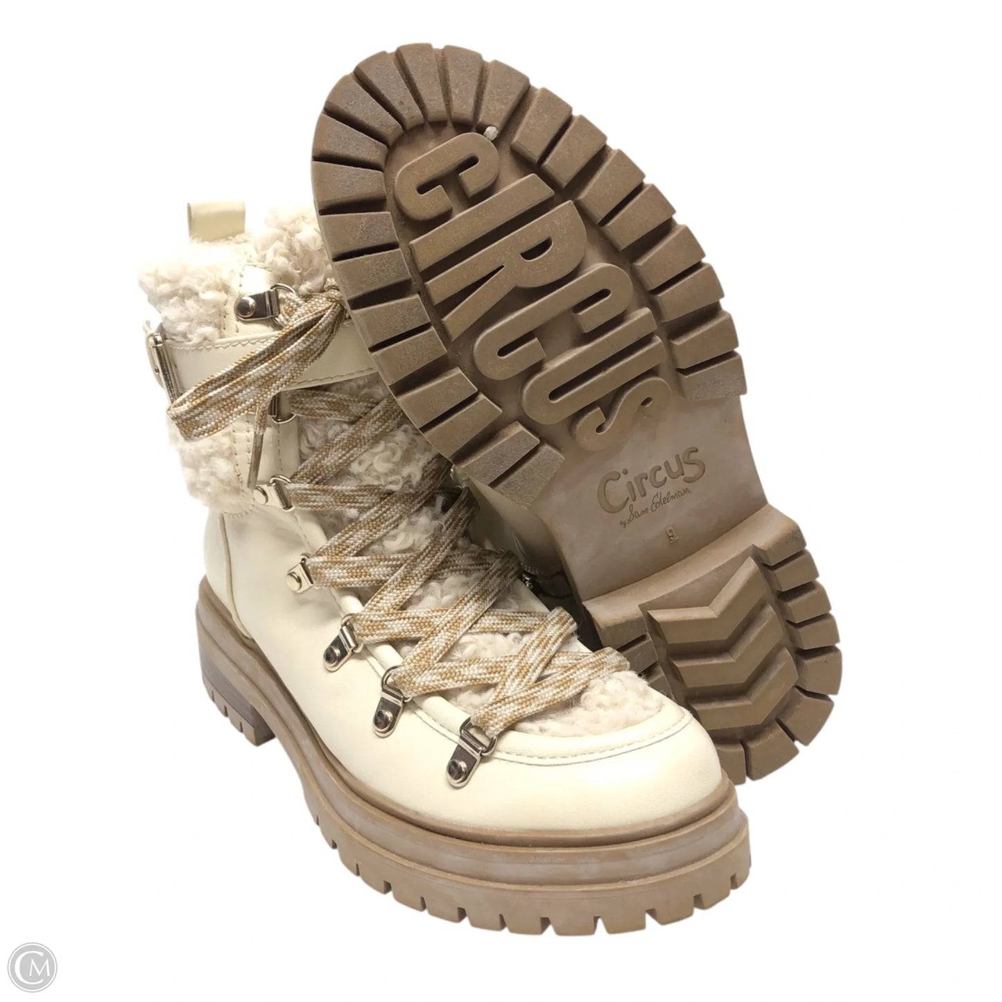 Boots Combat By Circus By Sam Edelman In Cream, Size: 9