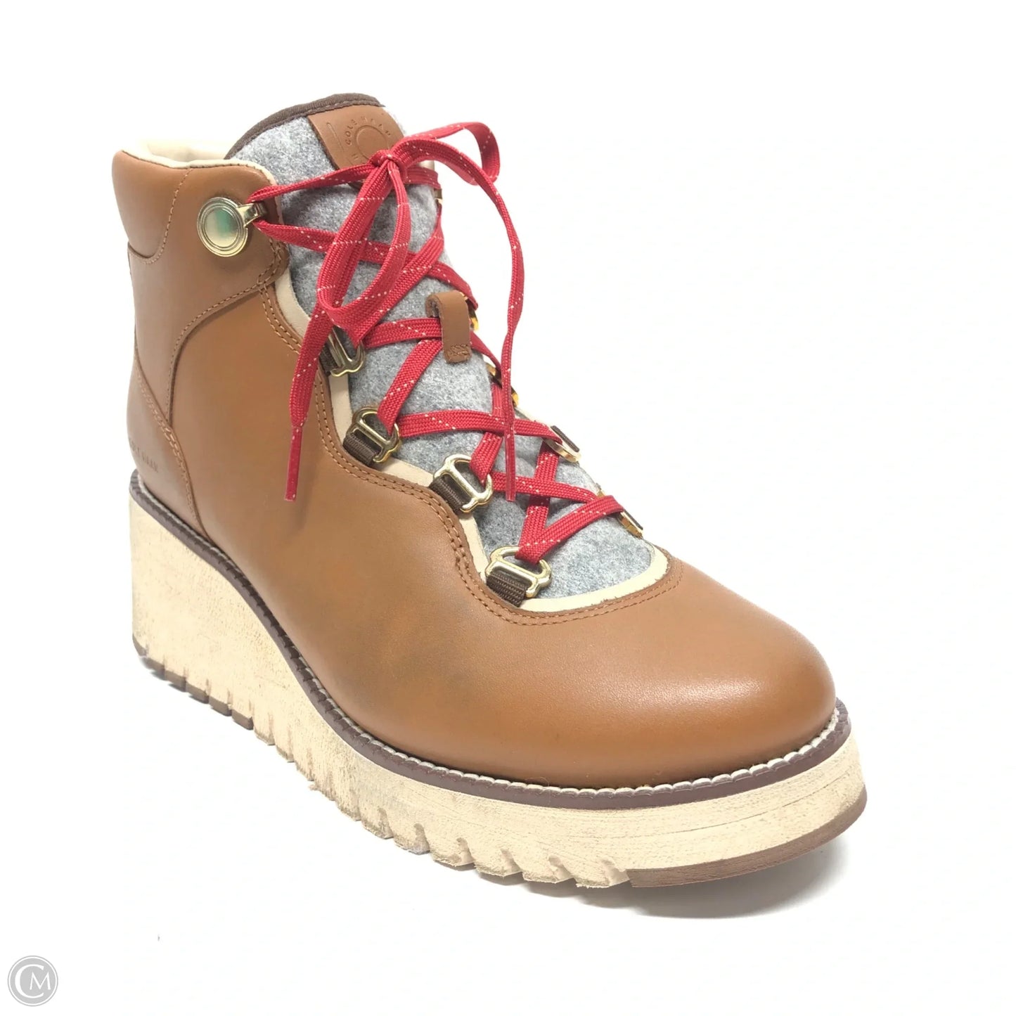 Boots Hiking By Cole-haan In Brown, Size: 7.5