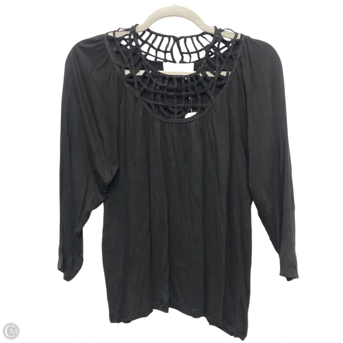 Top Long Sleeve By Anthropologie In Black, Size: Xs