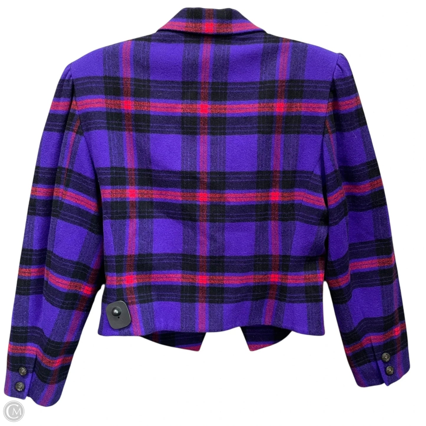 Blazer By Clothes Mentor In Purple, Size: M