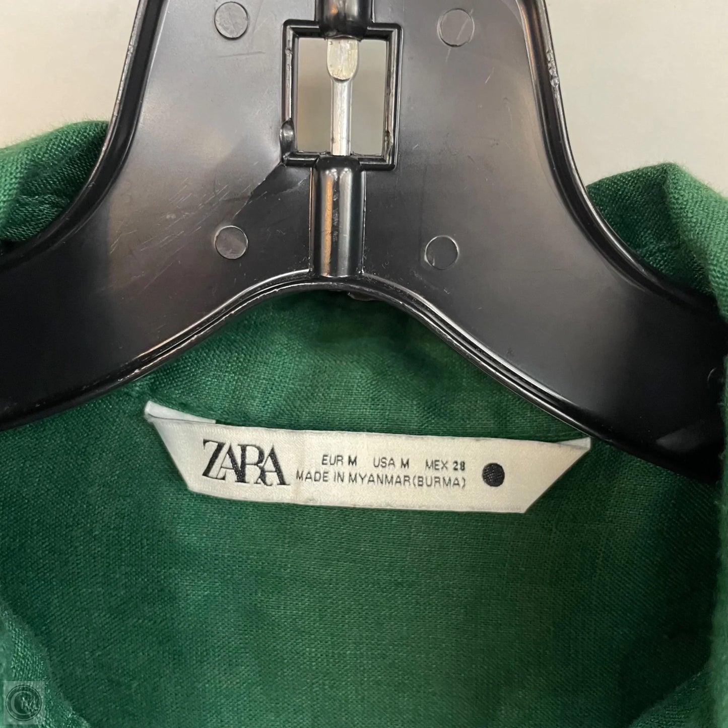 Top 2pc Long Sleeve By Zara In Green, Size: L