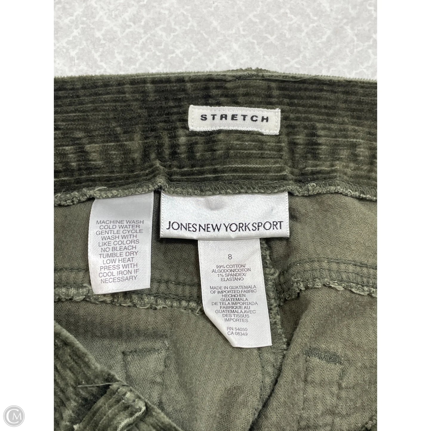 Pants Corduroy By Jones New York In Green, Size: 8